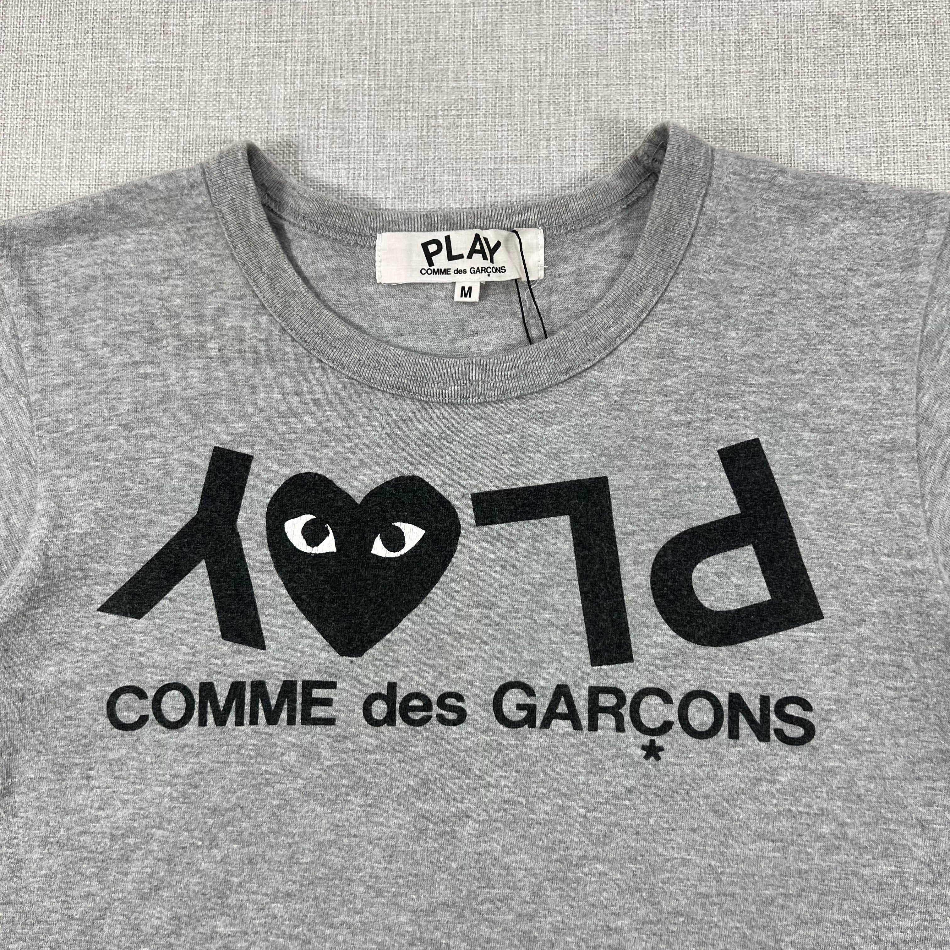 COMME DES GARCONS PLAY INVERRTED BLACK LOGO TEE