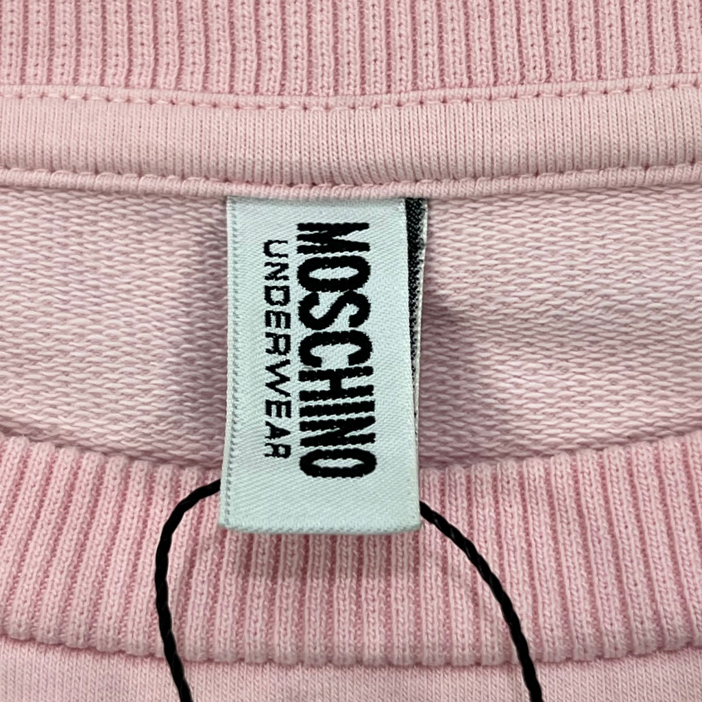 MOSCHINO UNDERWEAR LEOPARD BEAR LOGO SWEATSHIRT