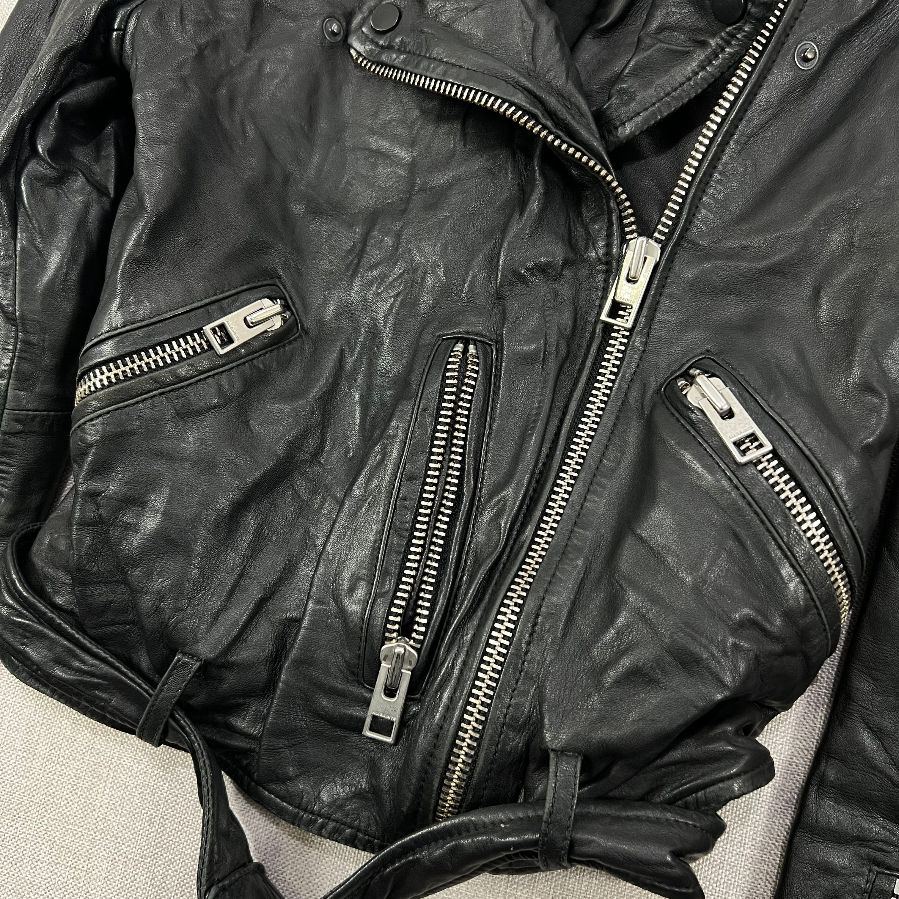 ALL SAINTS BALFERN LEATHER BIKER JACKET