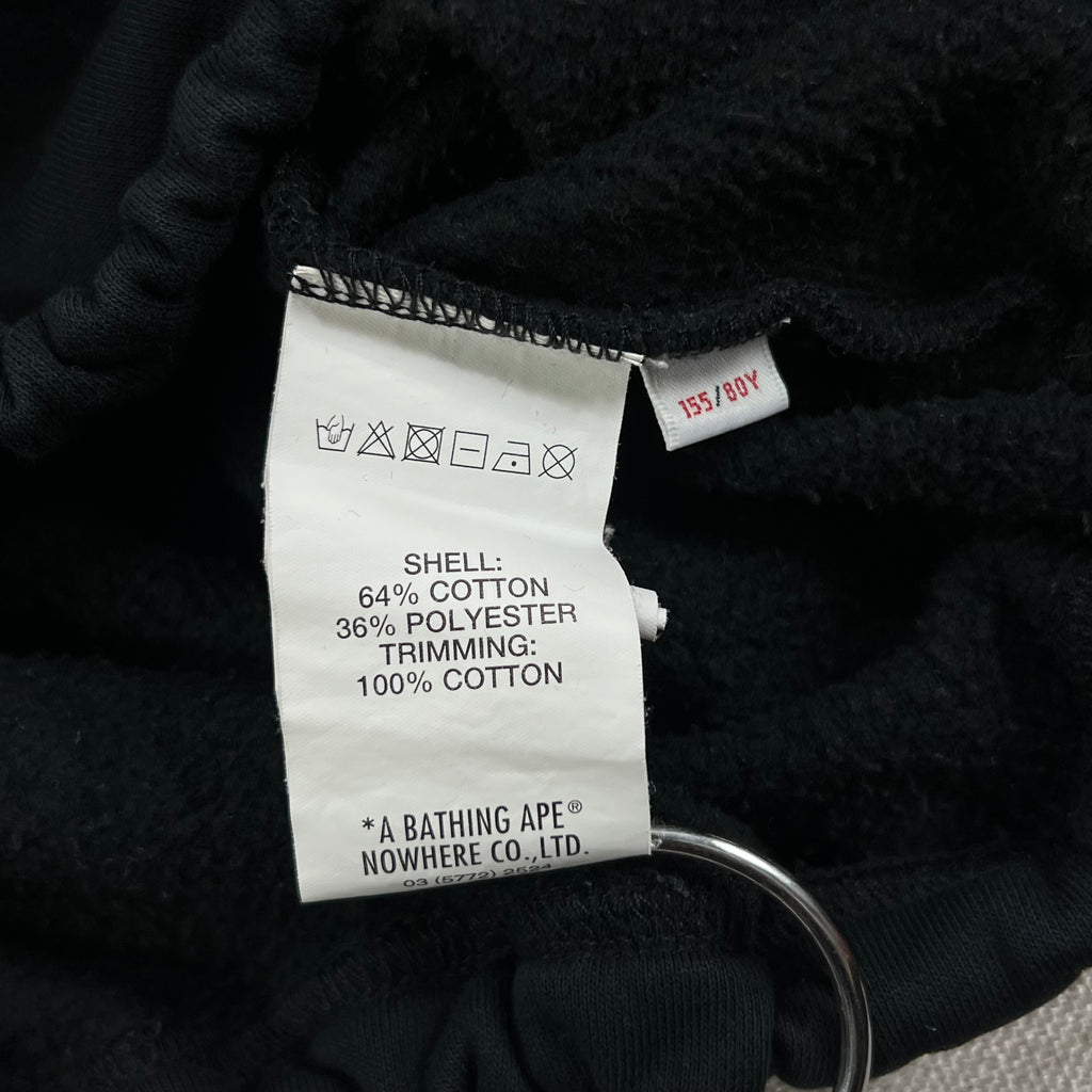 AAPE LOGO PRINT TARTAN HOODIE