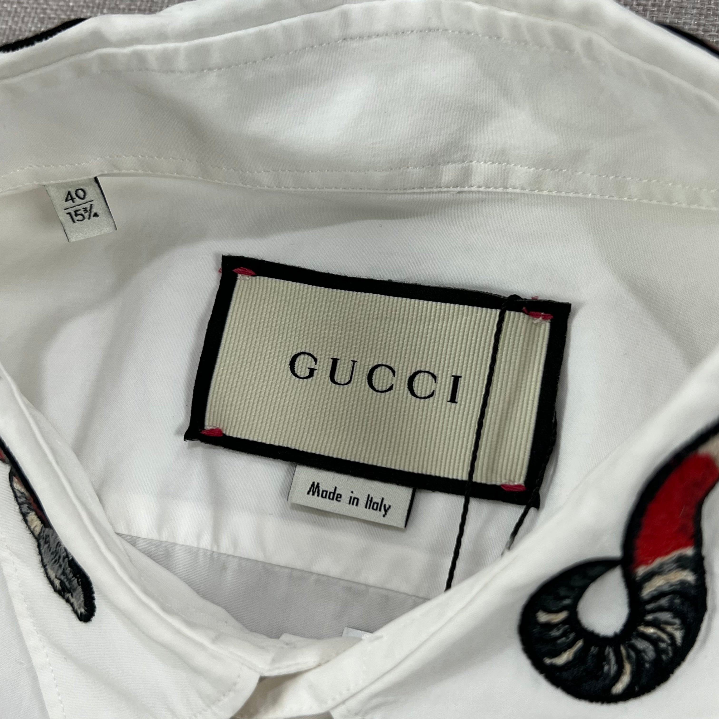 GUCCI DUKE SNAKE OXFORD POLO DRESS