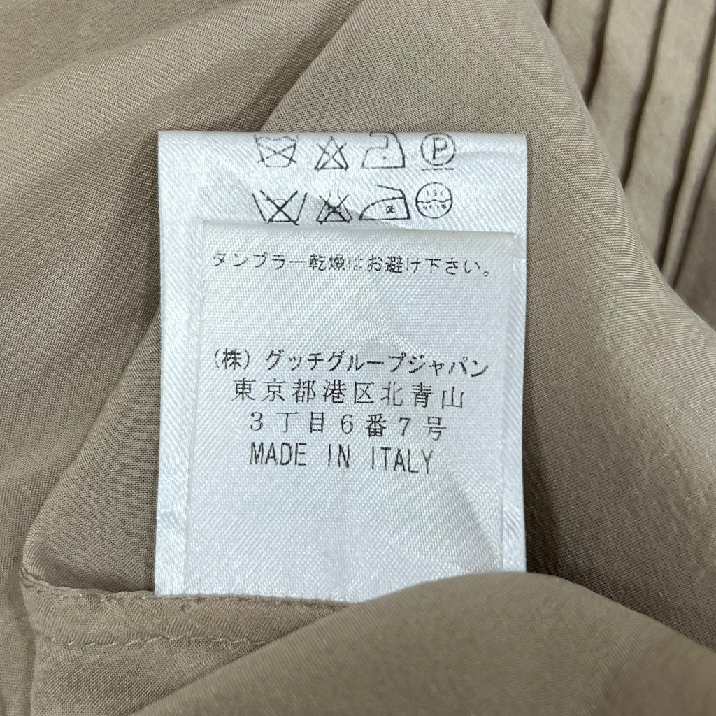 GUCCI SILK BOW TIE PINTUCK BLOUSE