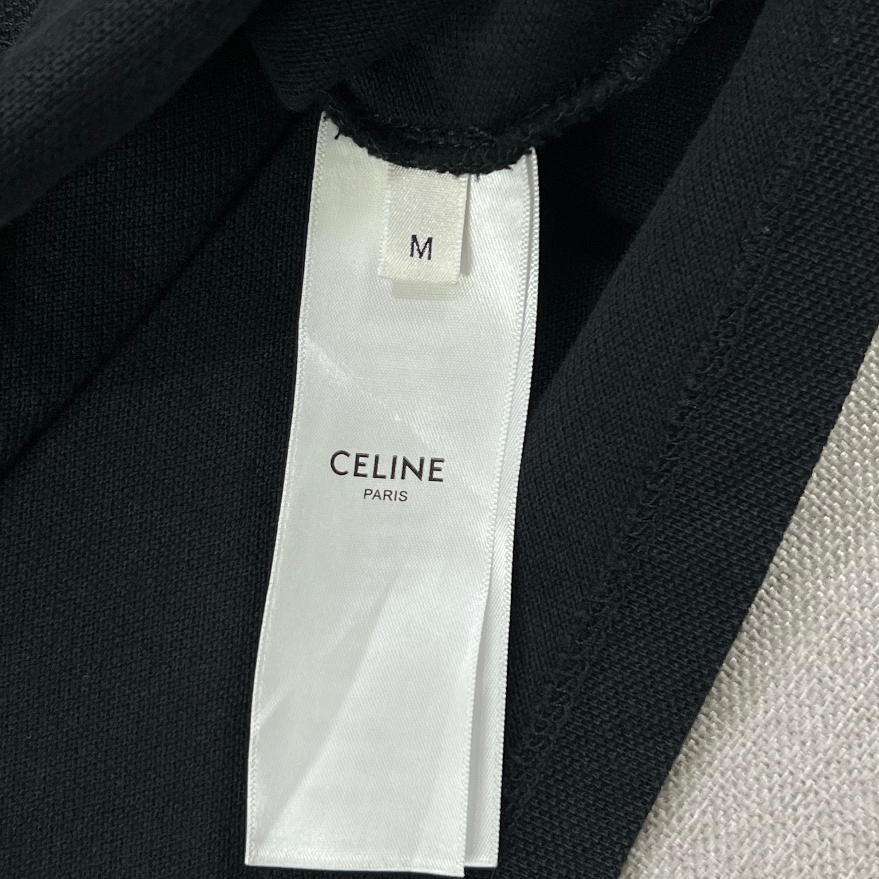 CELINE CROPPED POLO SHIRT