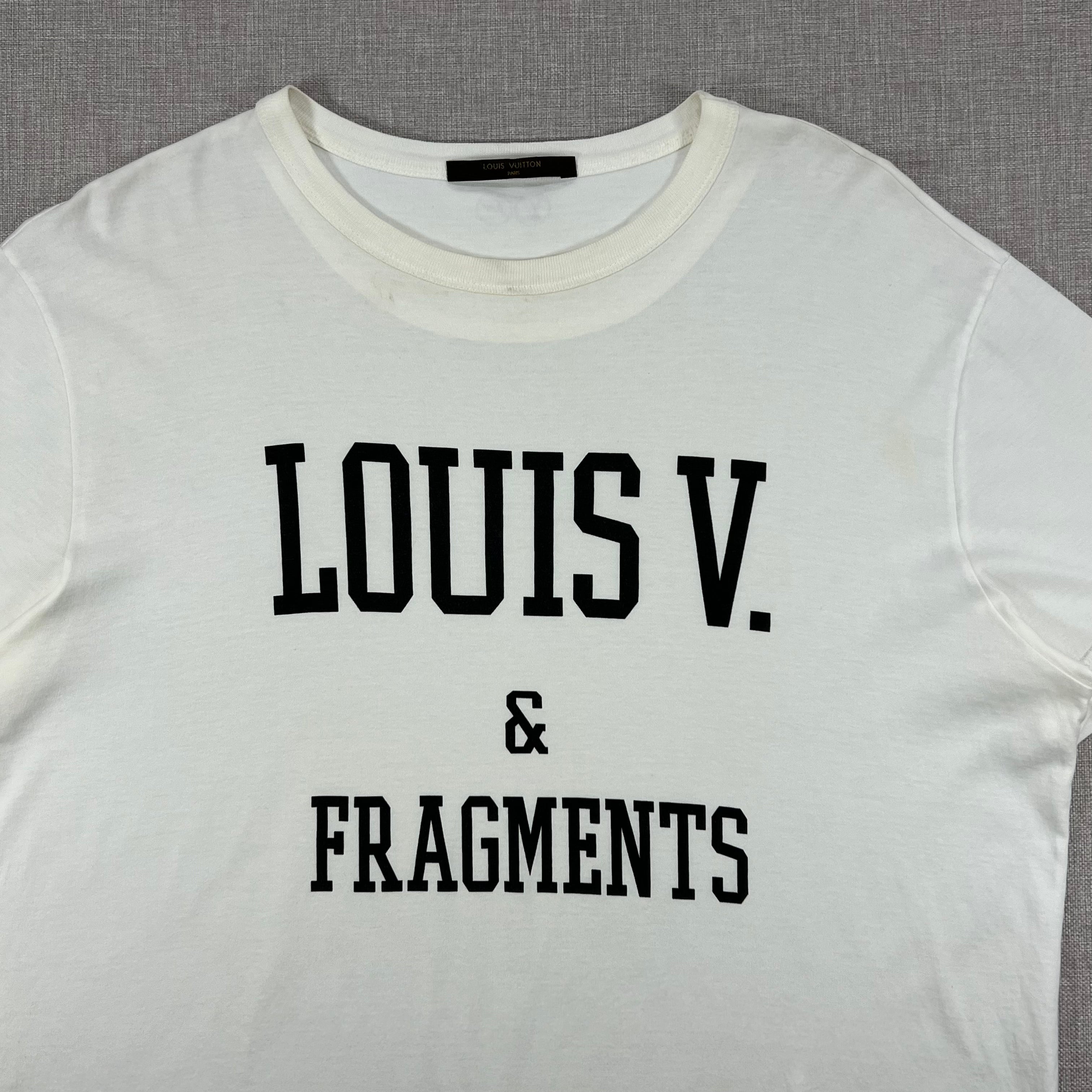 LOUIS VUITTON X FRAGMENT GRAPHIC PRINT CREWNECK TEE