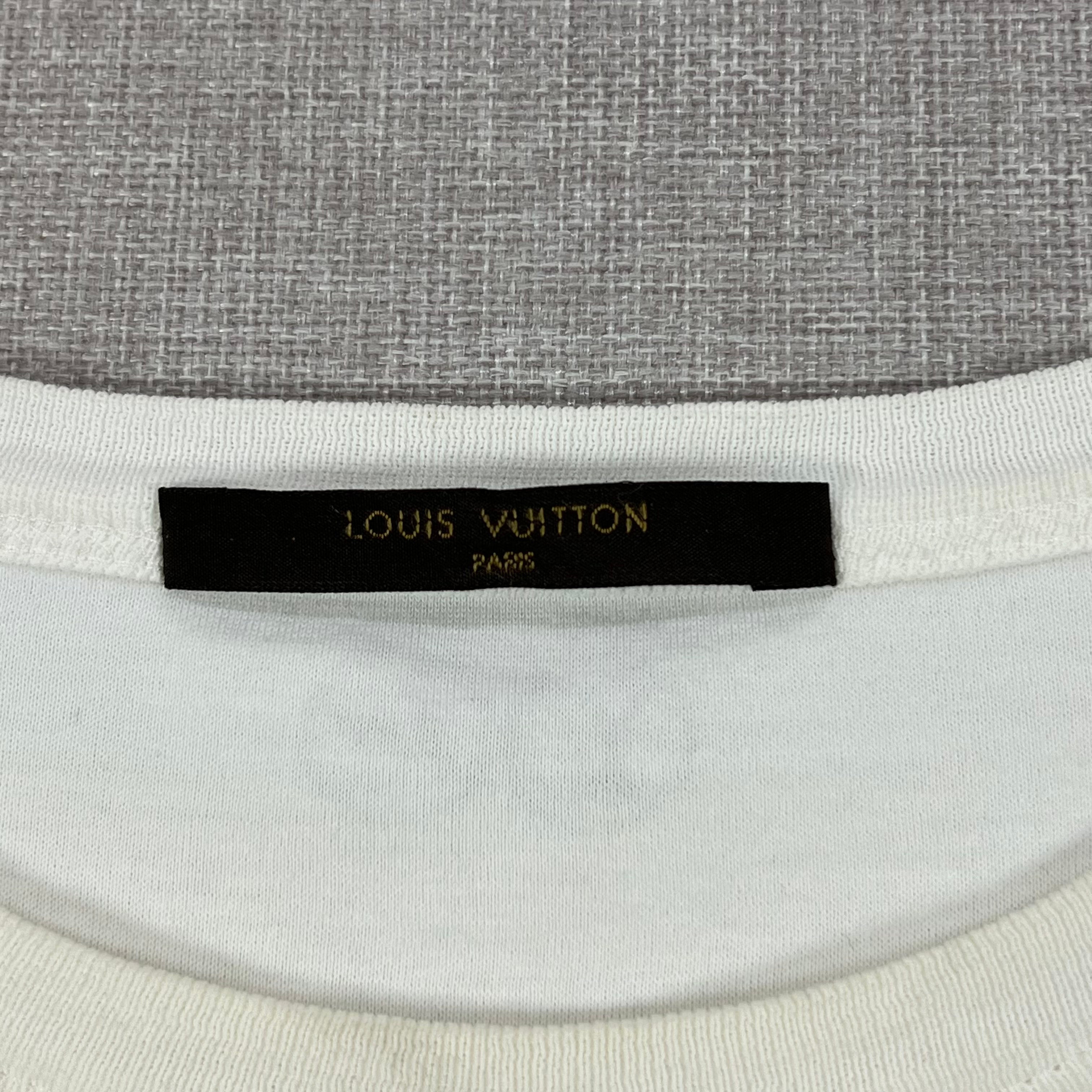 LOUIS VUITTON X FRAGMENT GRAPHIC PRINT CREWNECK TEE