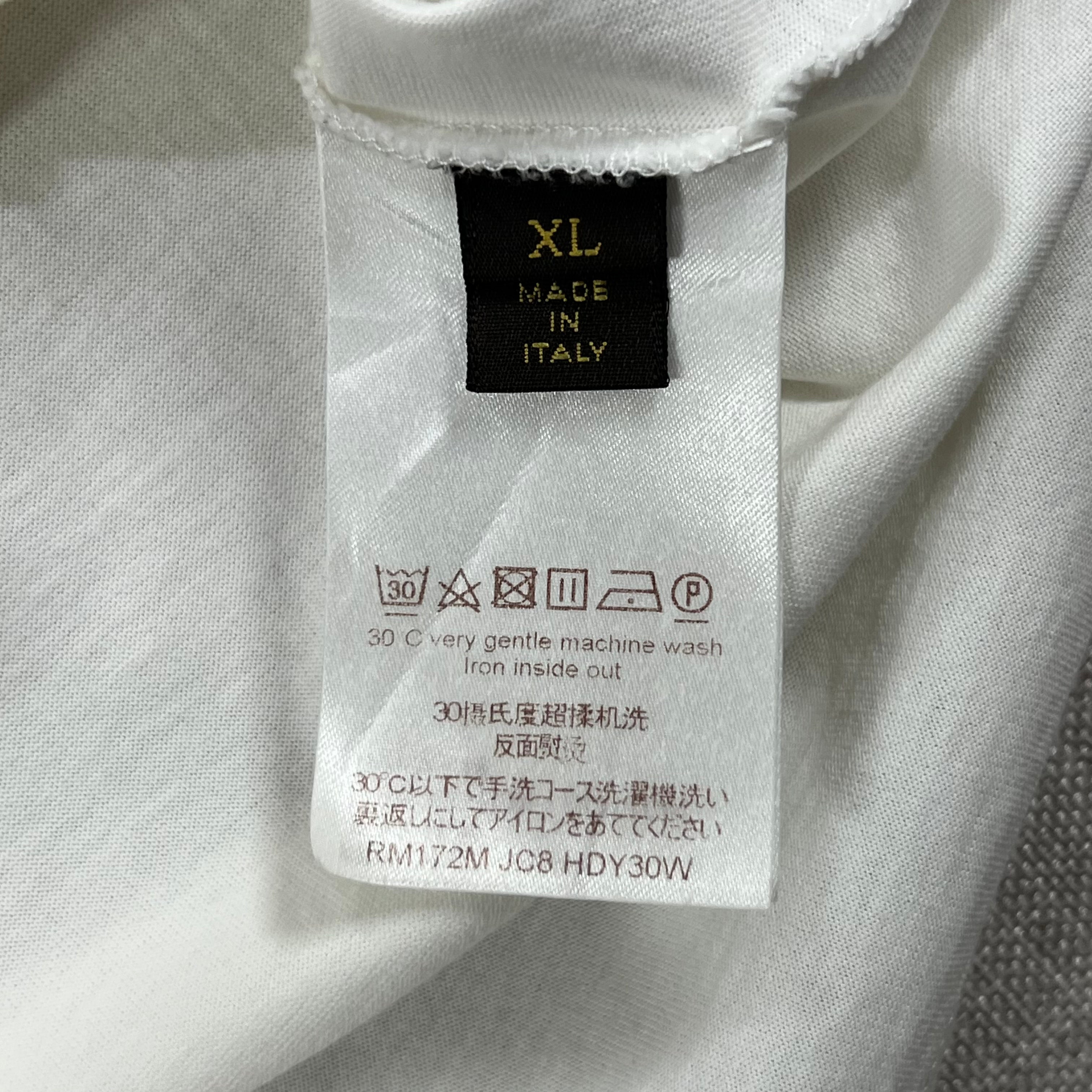 LOUIS VUITTON X FRAGMENT GRAPHIC PRINT CREWNECK TEE