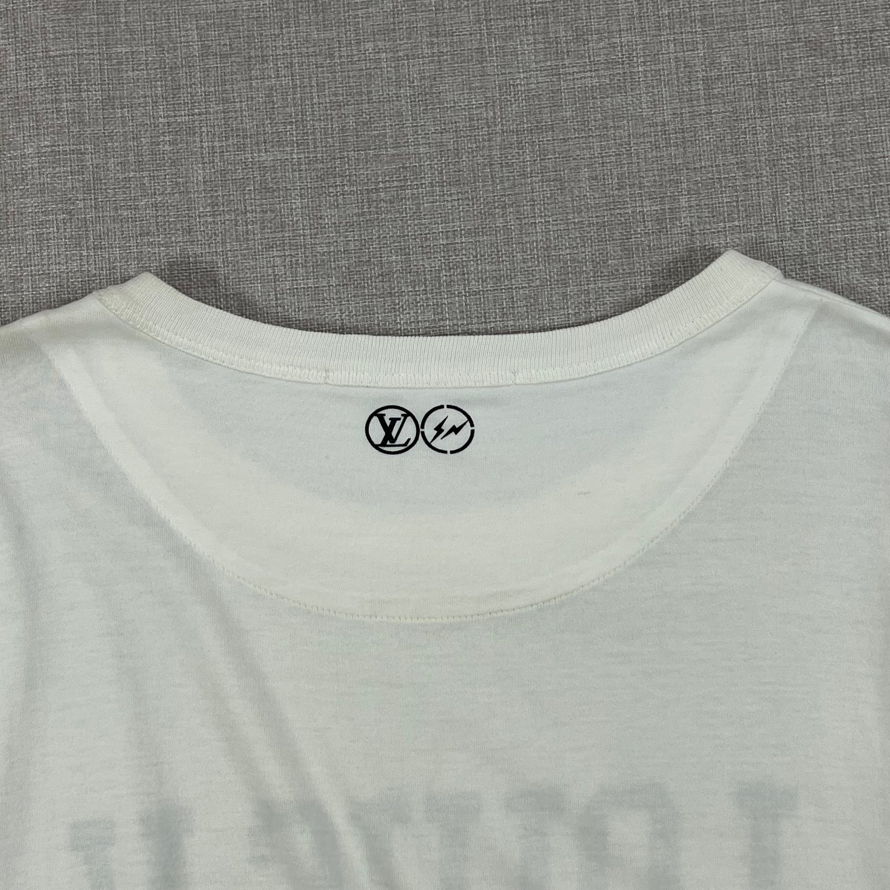 LOUIS VUITTON X FRAGMENT GRAPHIC PRINT CREWNECK TEE