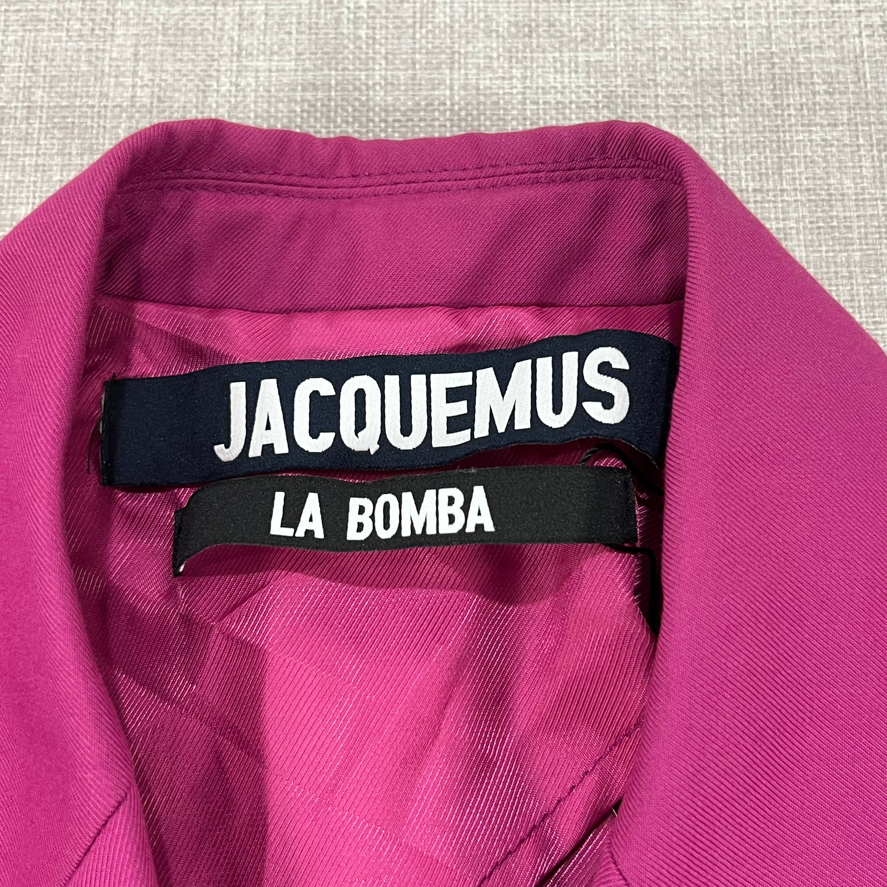 JACQUEMUS LA RIVIERA COLLECTION VIBRANT PINK BLAZER
