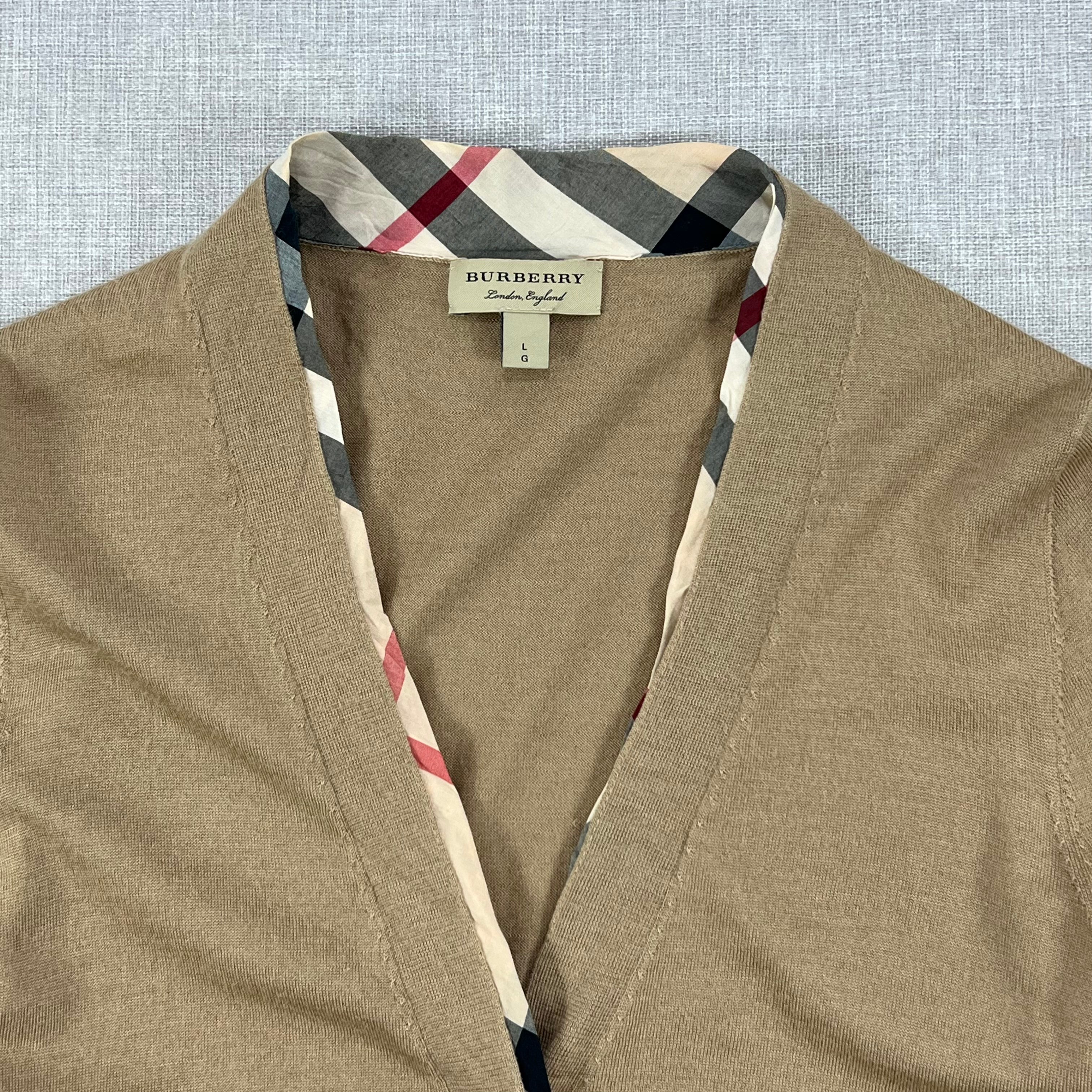 BURBERRY WOOL CARDIGAN