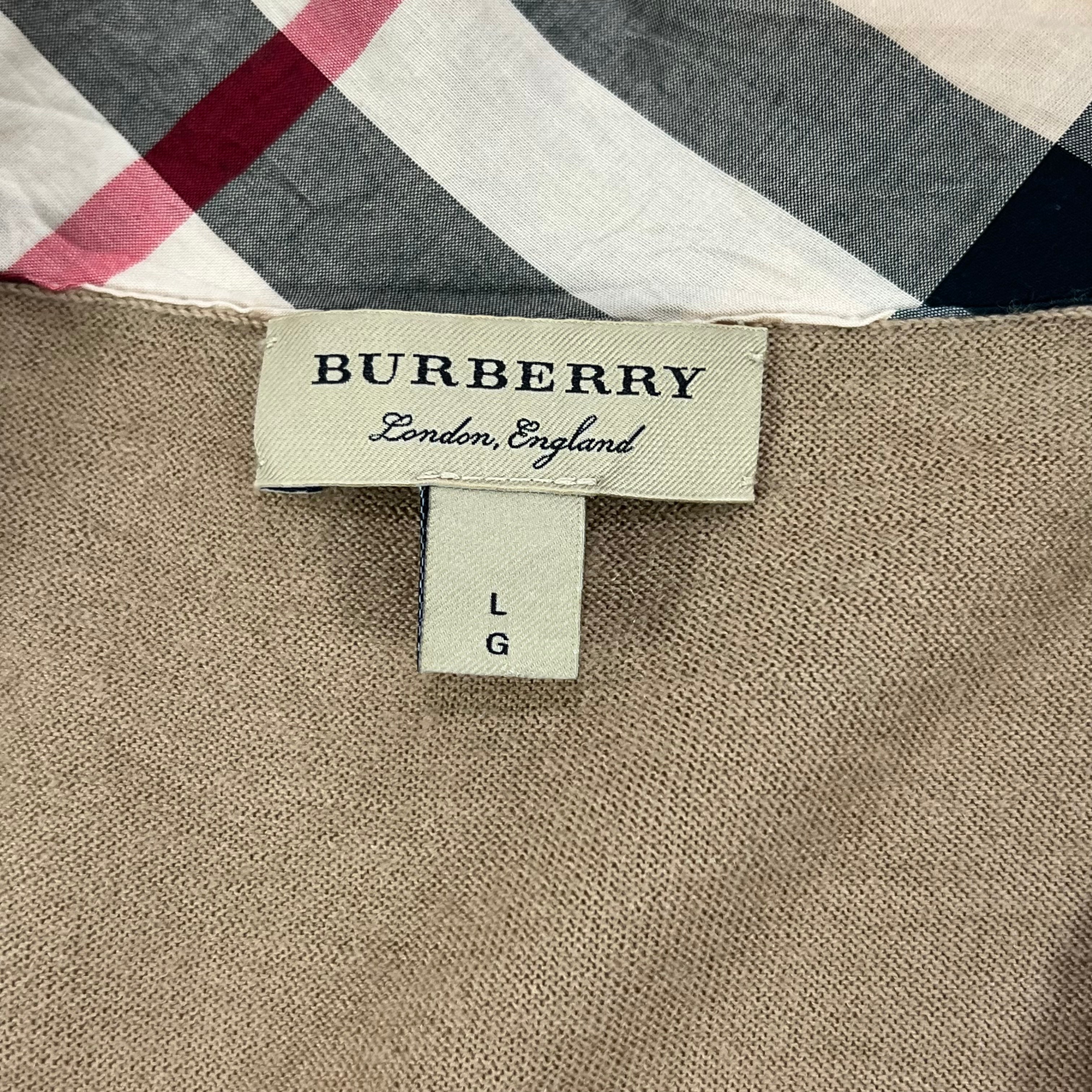 BURBERRY WOOL CARDIGAN