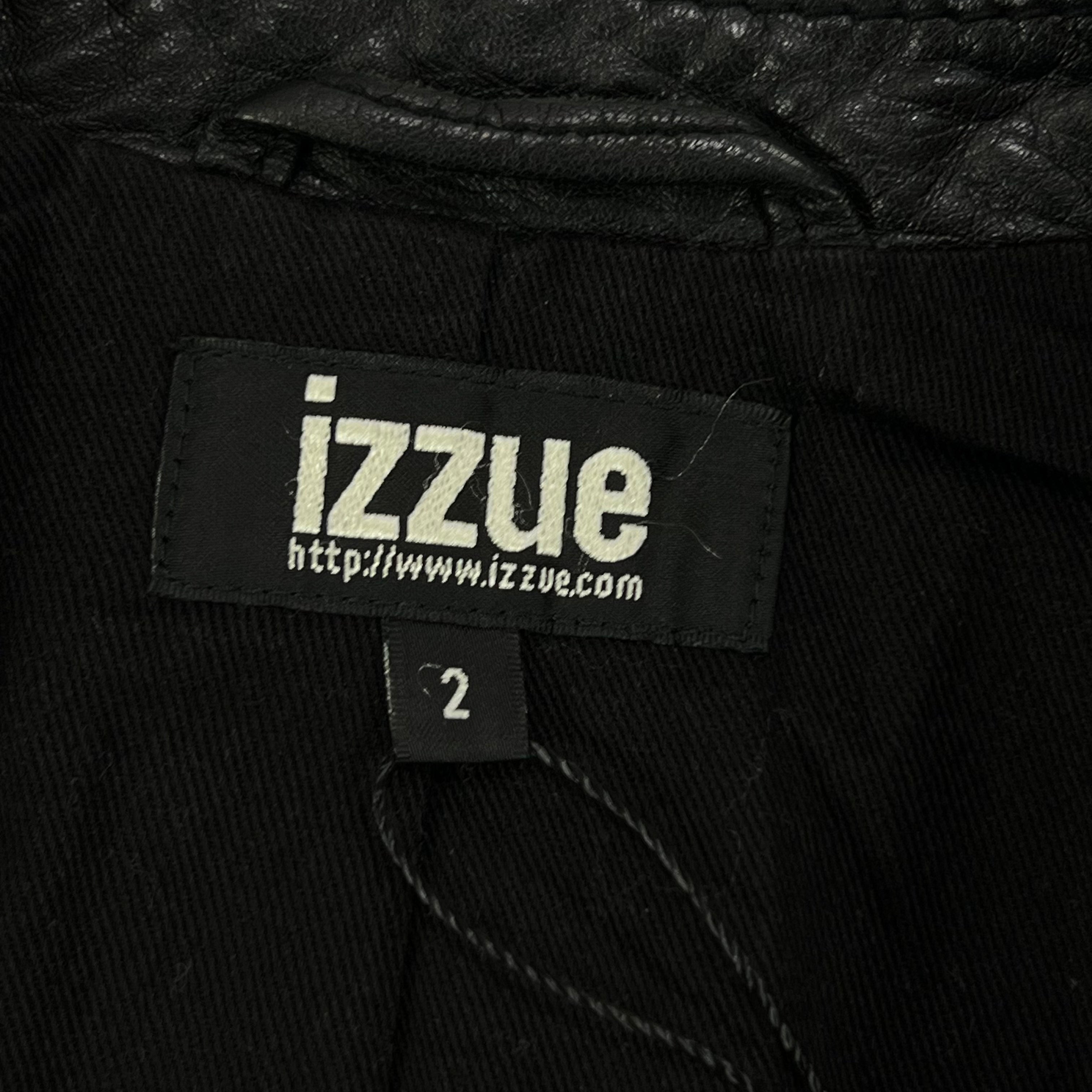 IZZUE LEATHER BLAZER