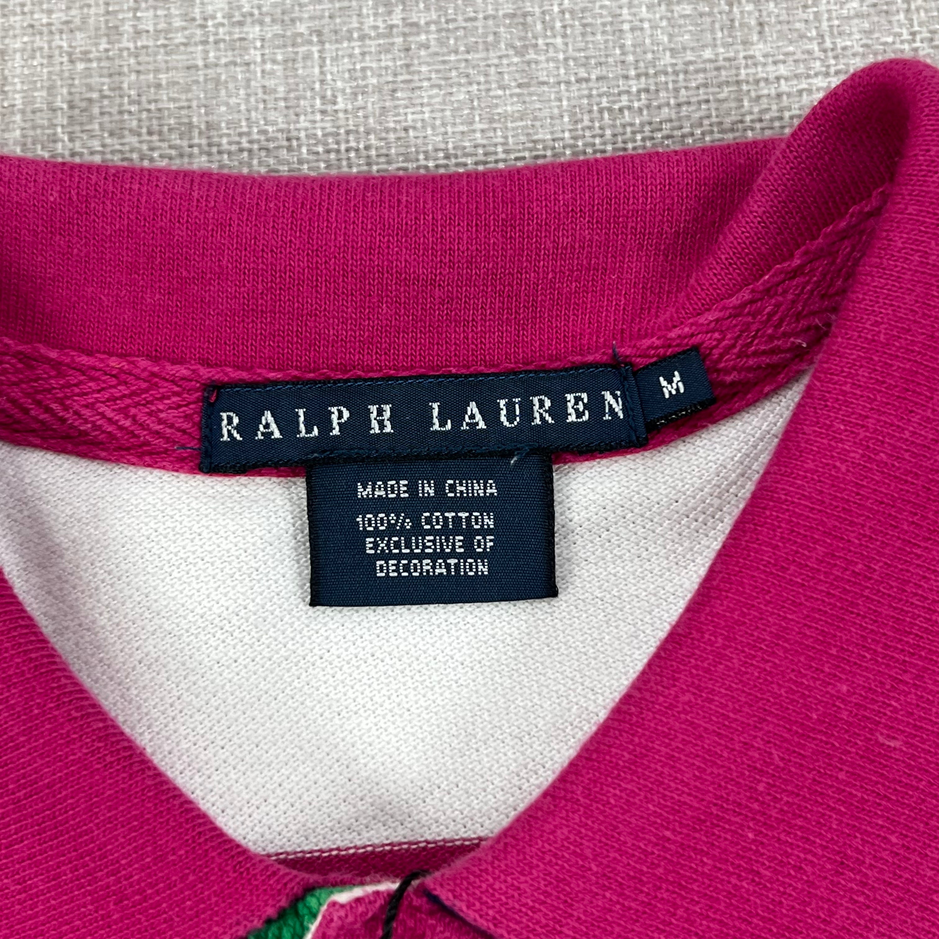 POLO RALPH LAUREN VIBRANT PINK STRIPE