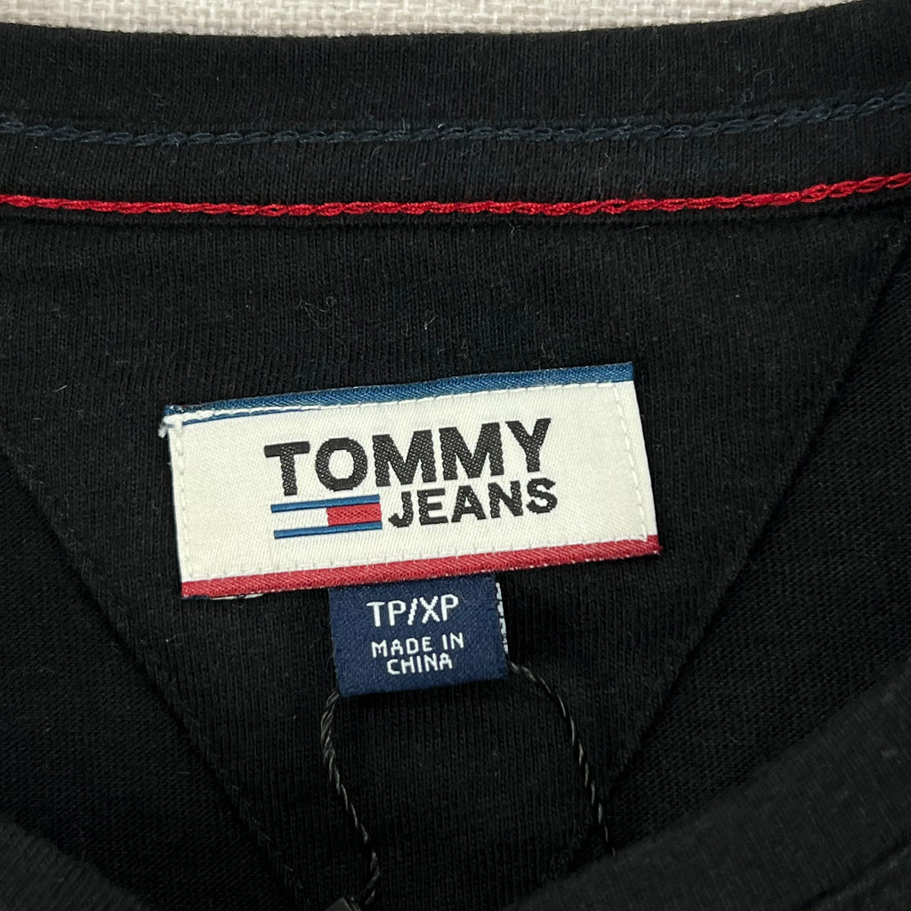 BLACK TOMMY JEANS LONG-SLEEVE