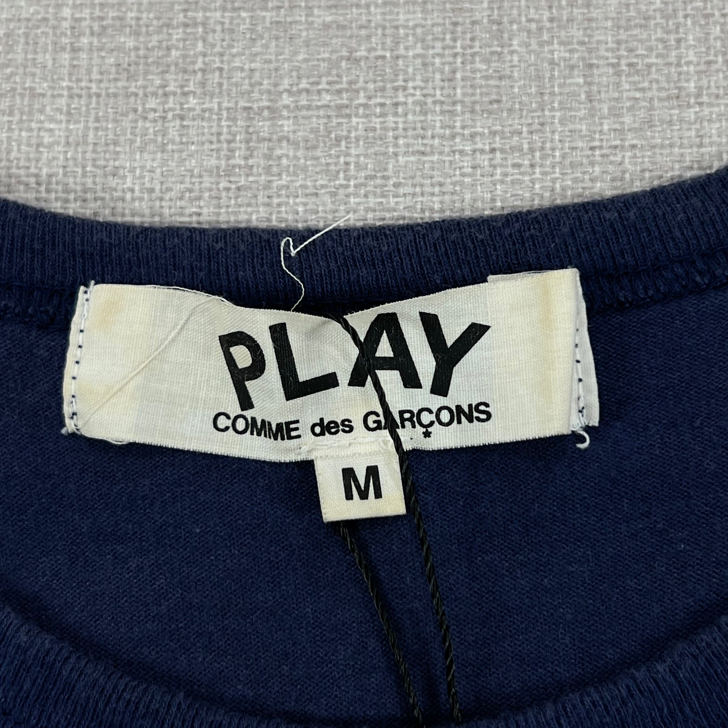 COMMES DES GARCONS PLAY LOGO TEE