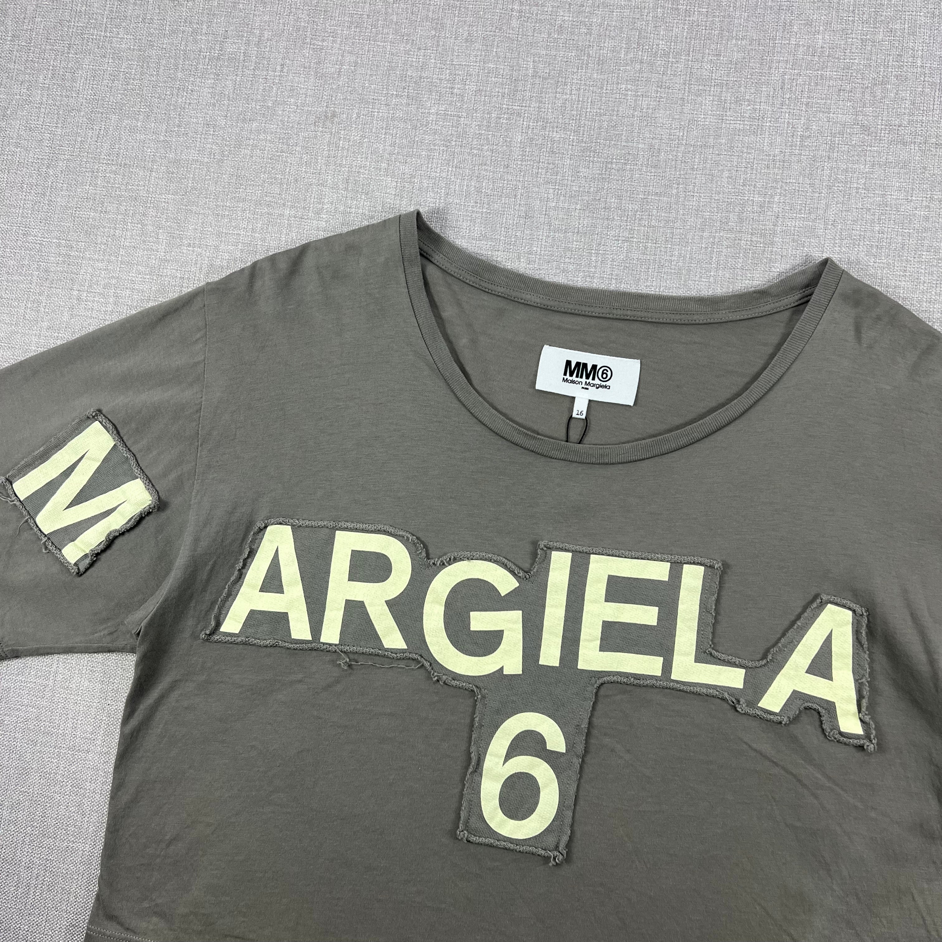 MM6 MAISON MARGIELA COTTON CROP TOP