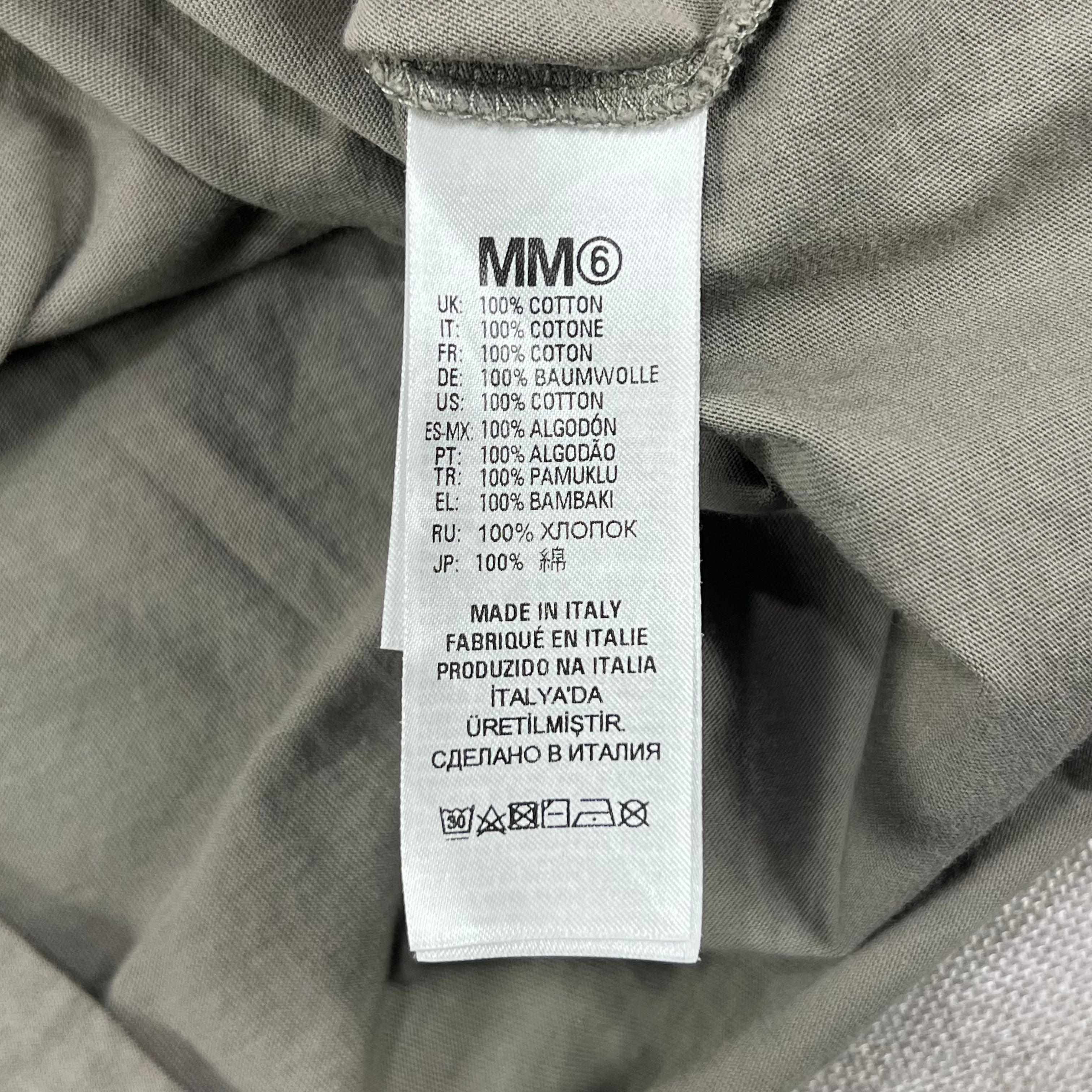 MM6 MAISON MARGIELA COTTON CROP TOP