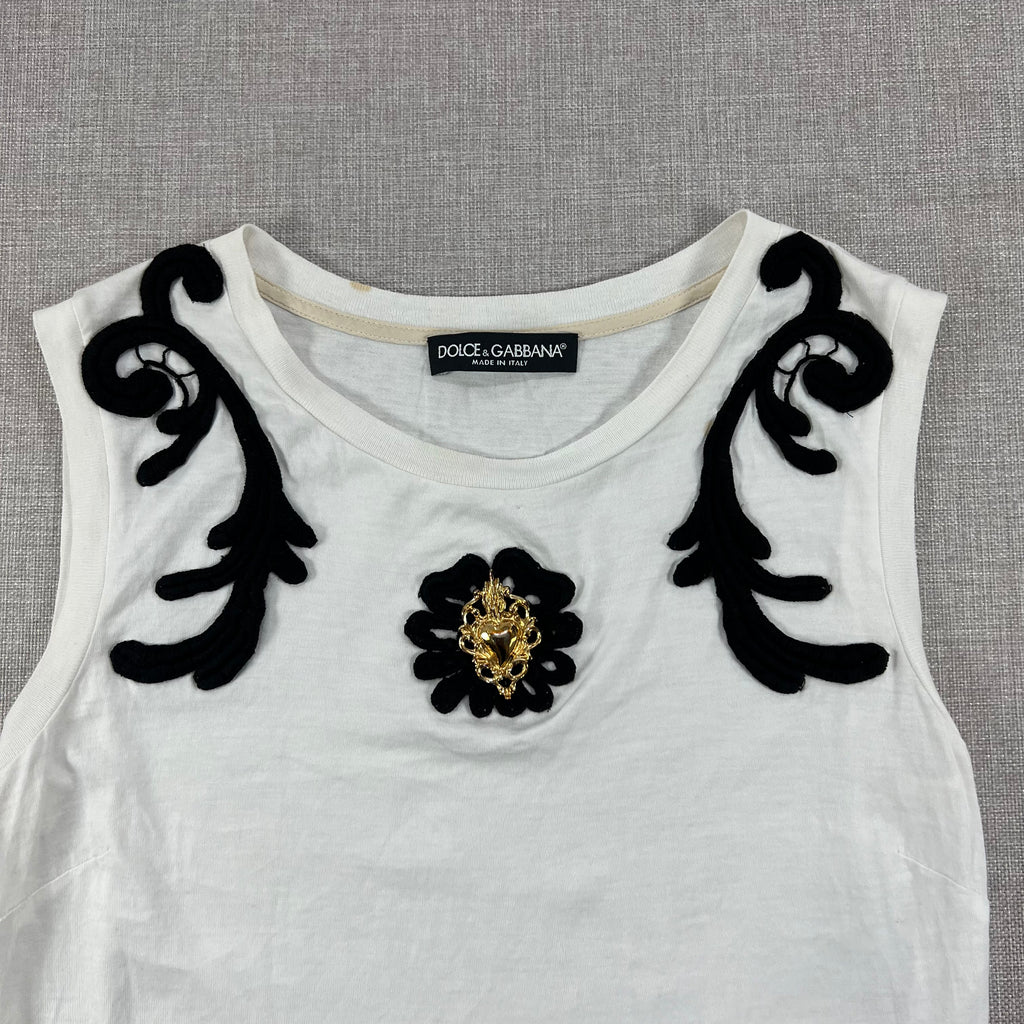 DOLCE & GABBANA SLEEVELESS TANK TOP