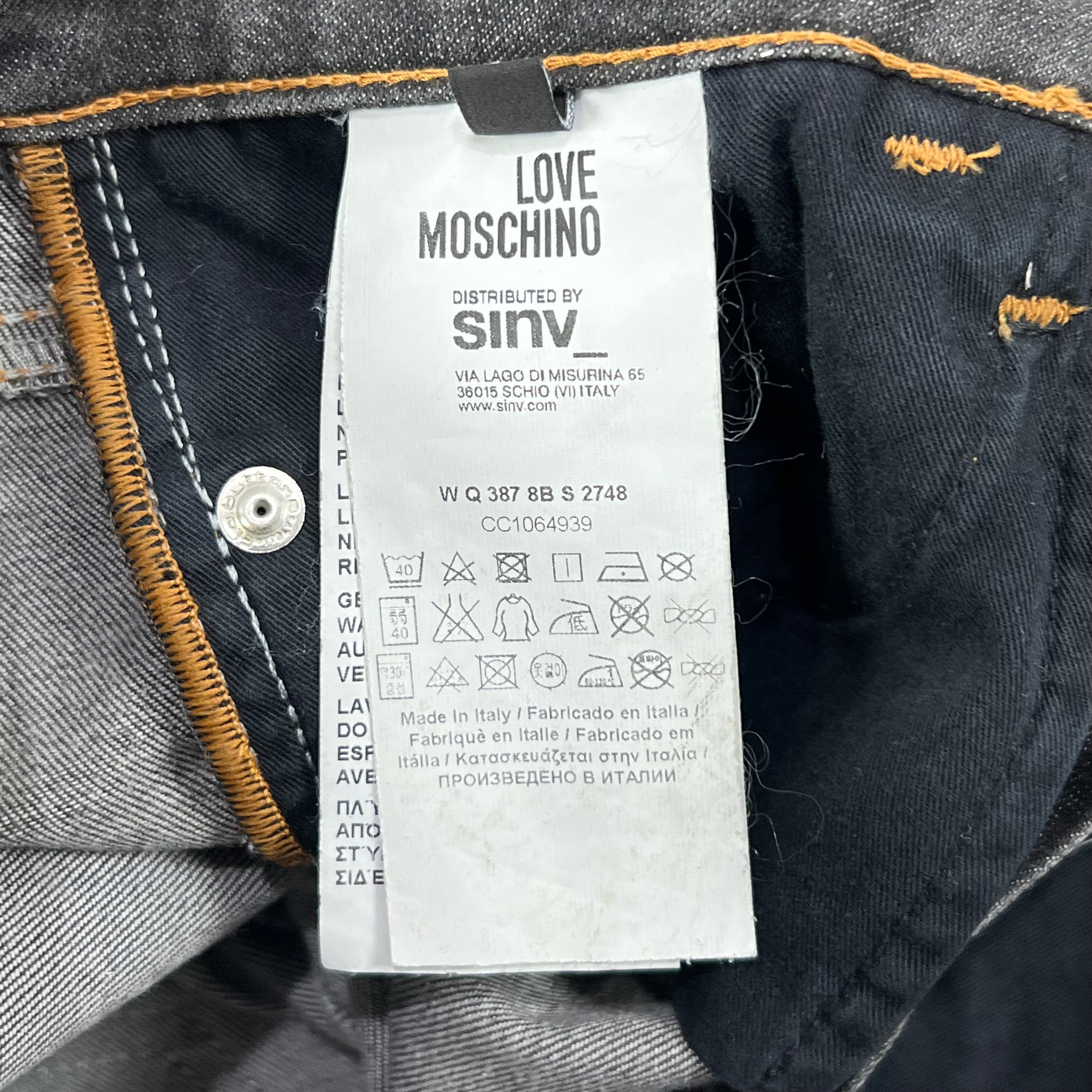LOVE MOSCHINO SLIM-FIT JEANS
