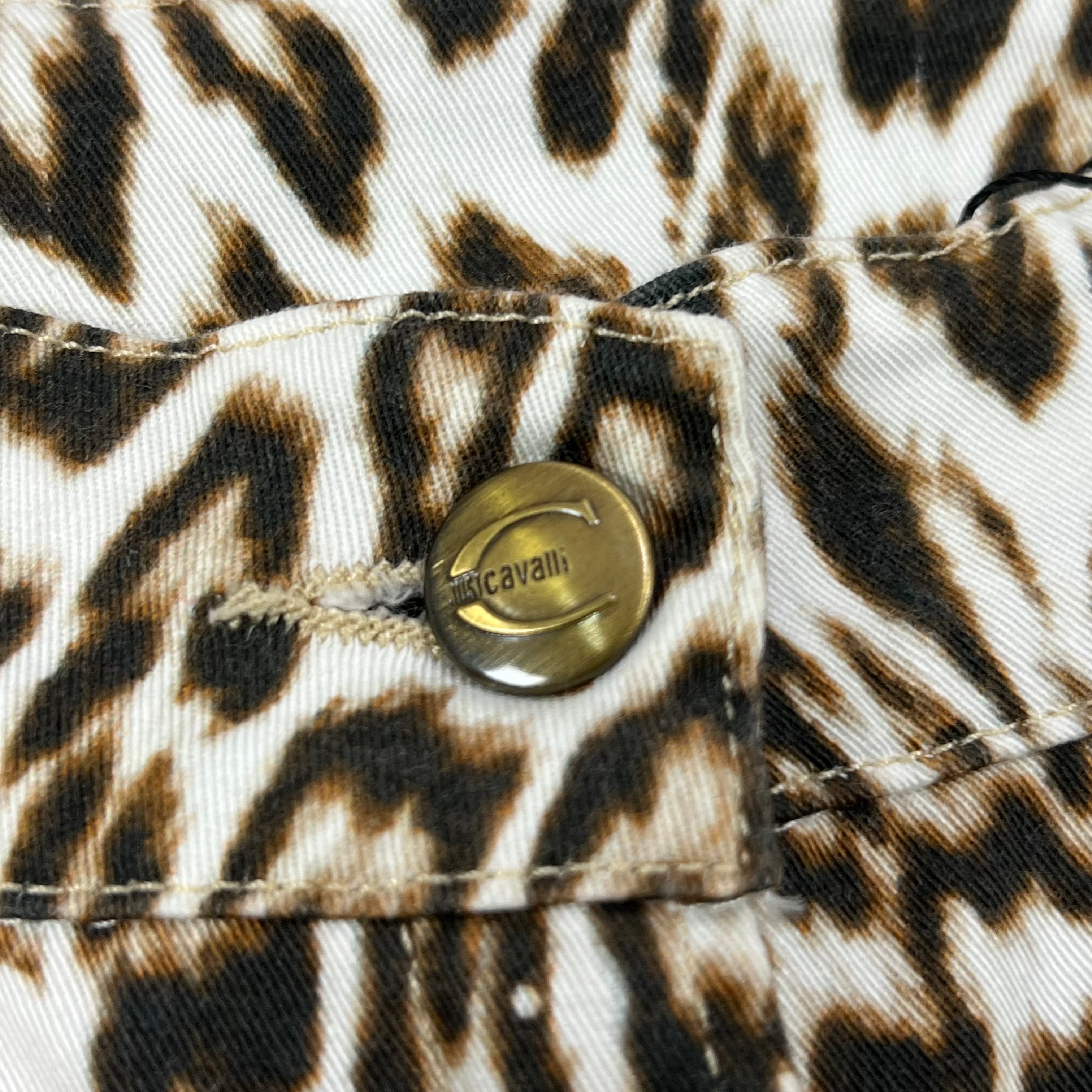 JUST CAVALLI ABSTRACT PAINT PANTS