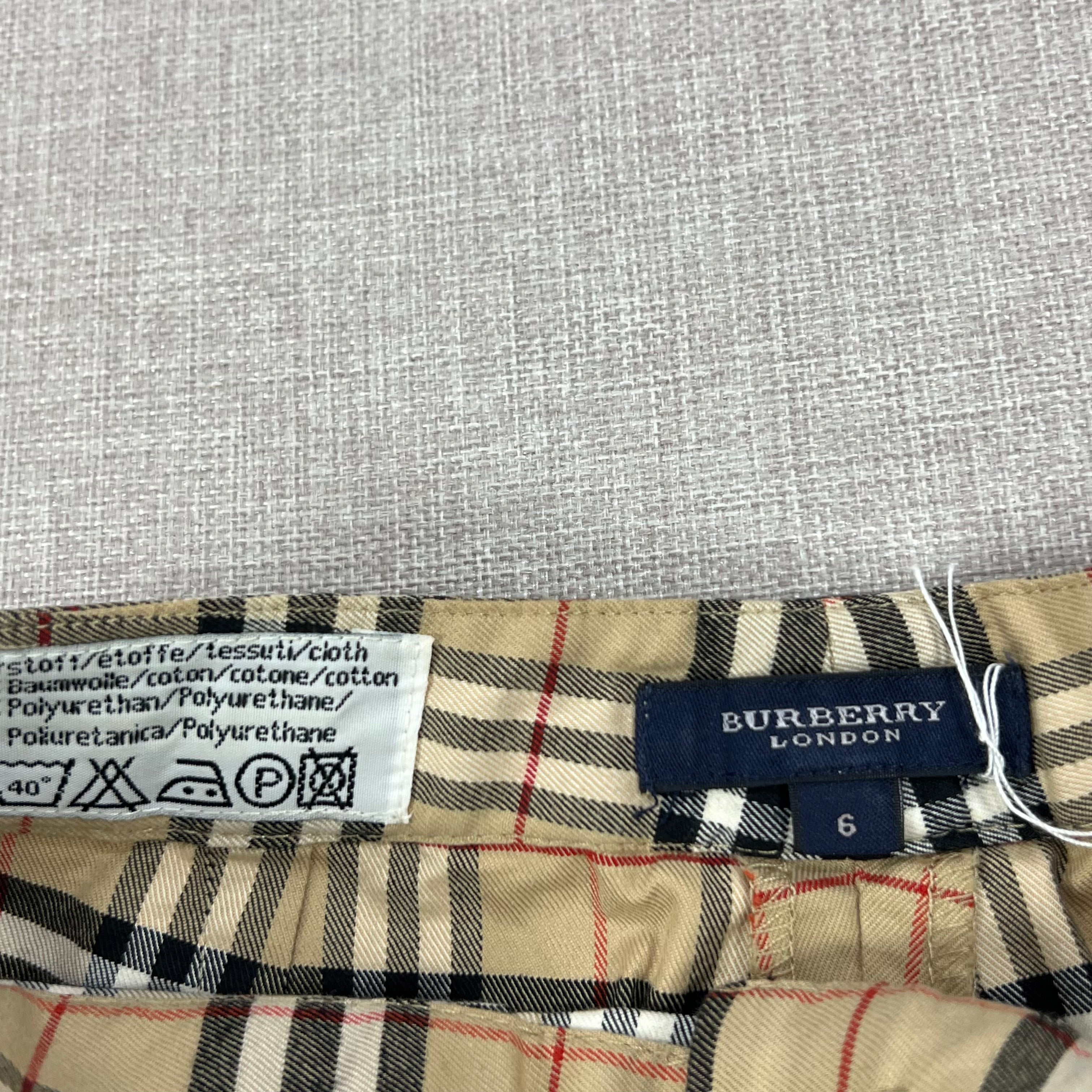 VINTAGE  BURBERRY PLAID PANTS