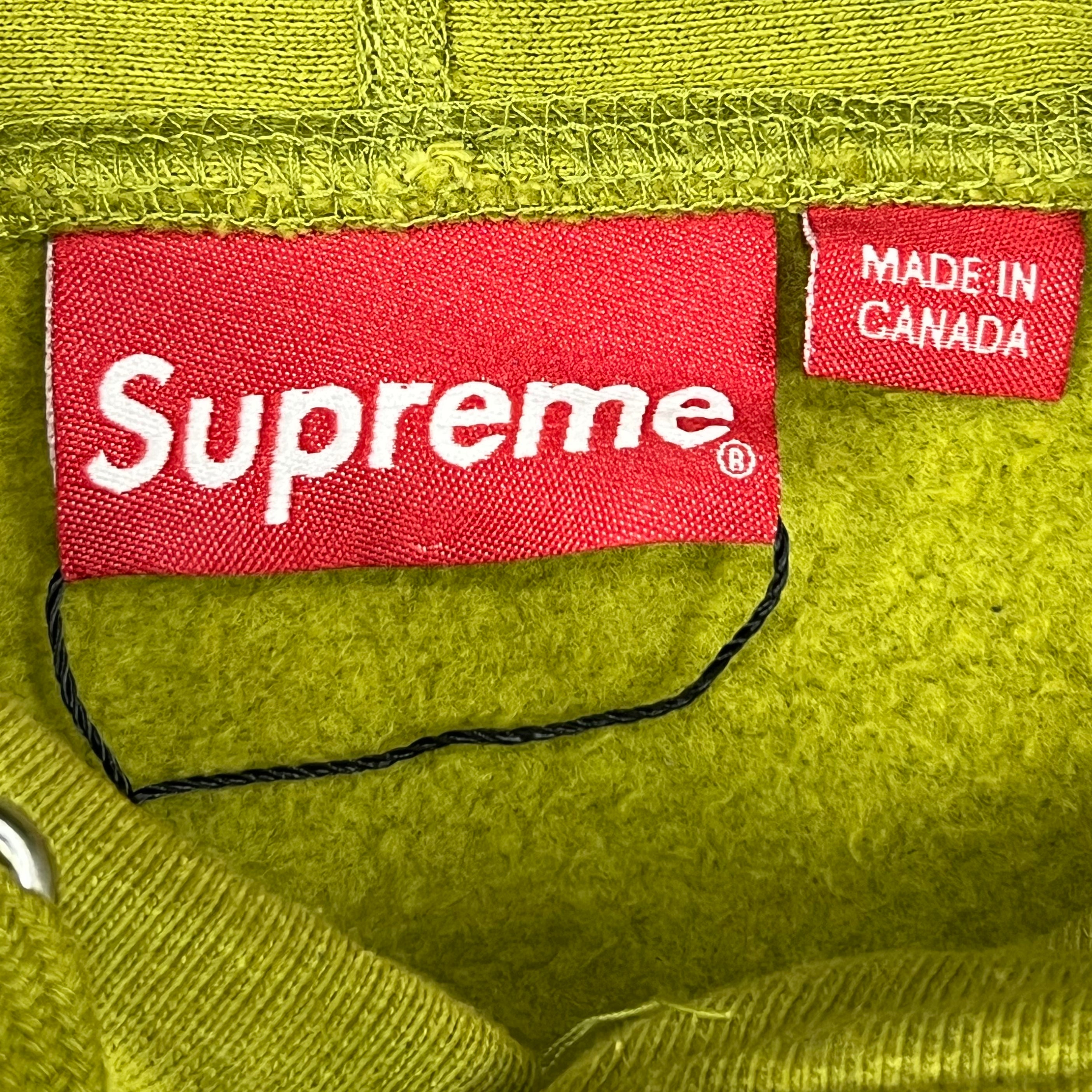 SUPREME REFLECTIVE EXCELLENCE HOODIE MOSS GREEN