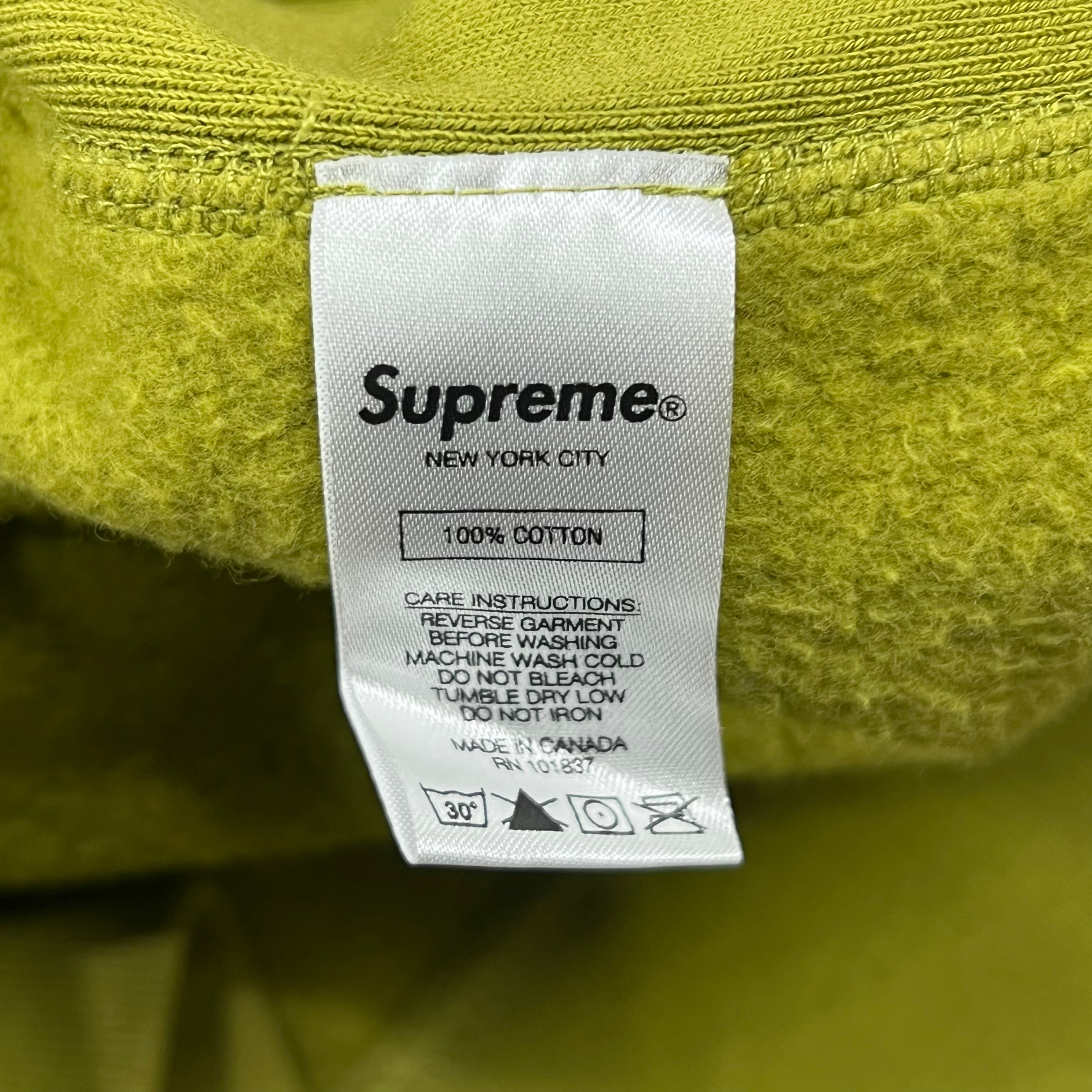 SUPREME REFLECTIVE EXCELLENCE HOODIE MOSS GREEN