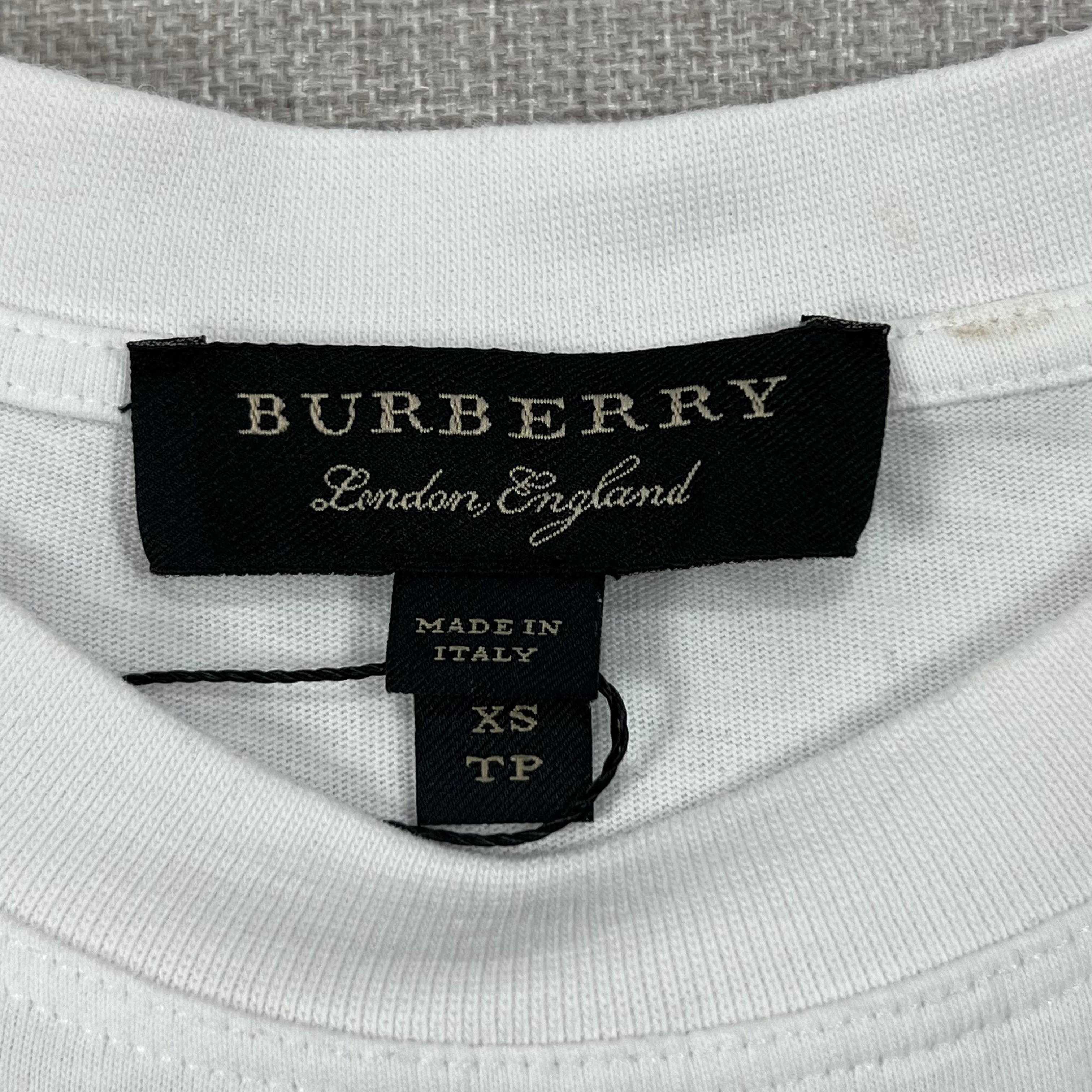 BURBERRY RE-ISSUED CAPSULE PIECE RAINBOW LOGO TEE