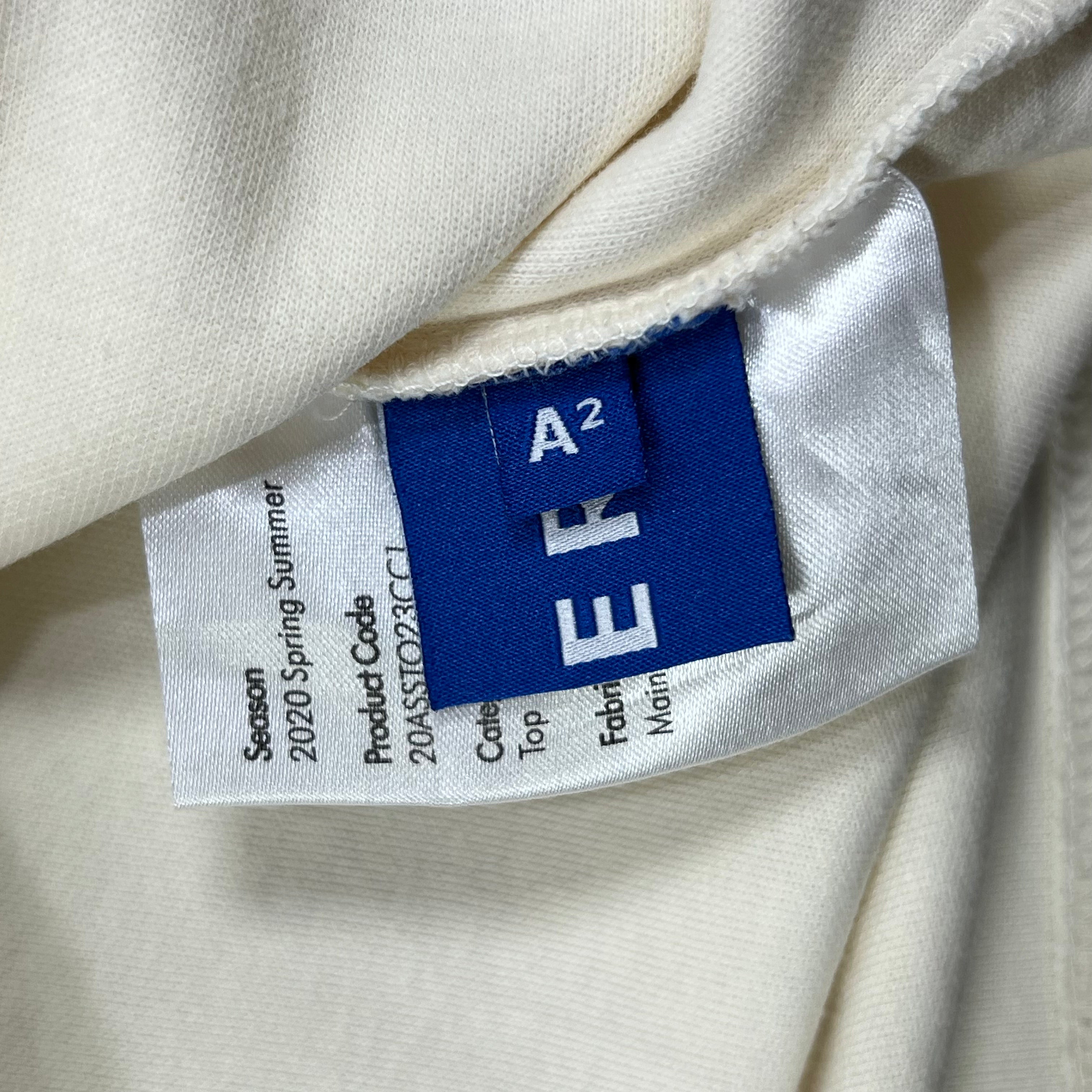 ADER ERROR PINK MOON-SHAPED PATCH TEE