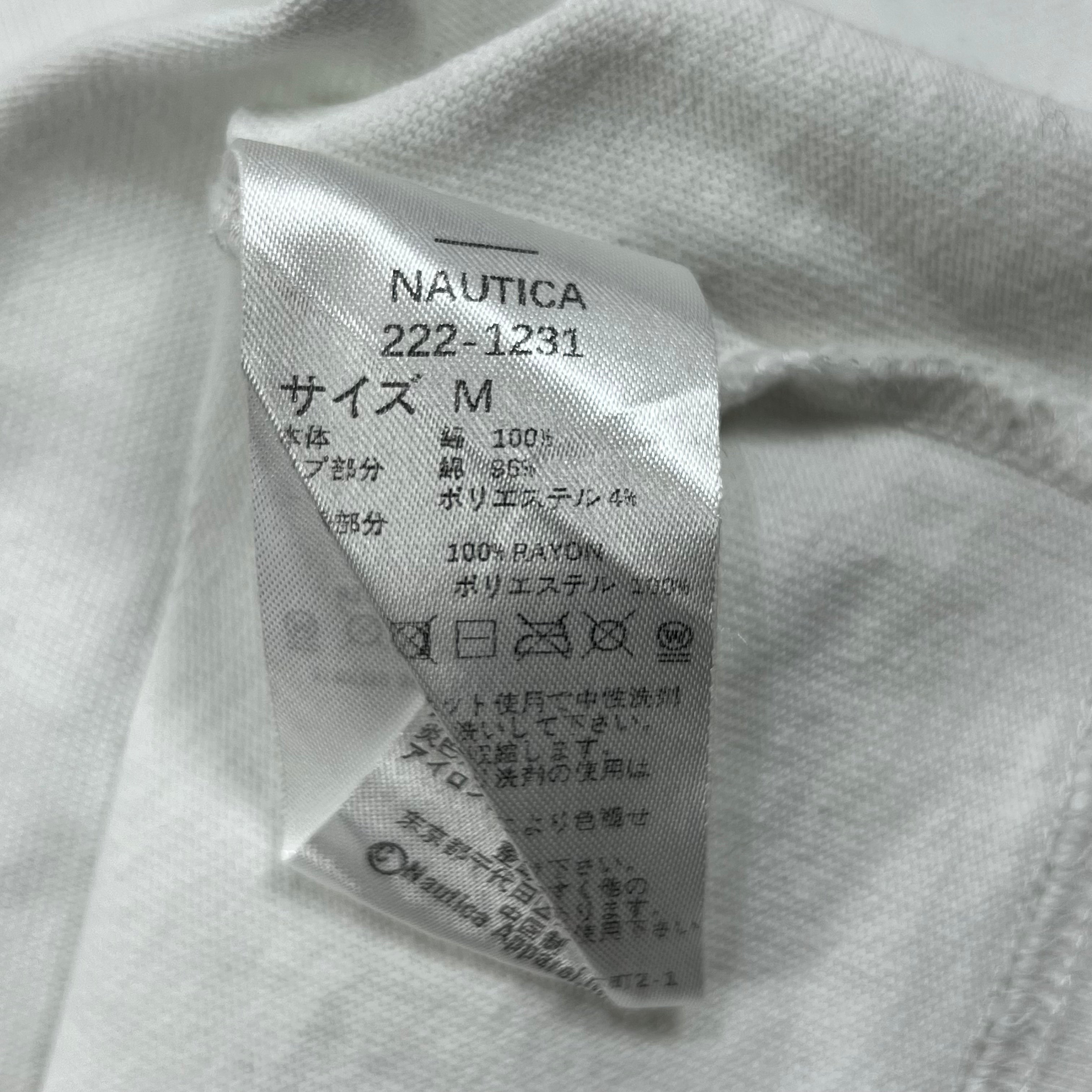 NAUTICA JAPAN "TOO HEAVY" ARCH LOGO TEE