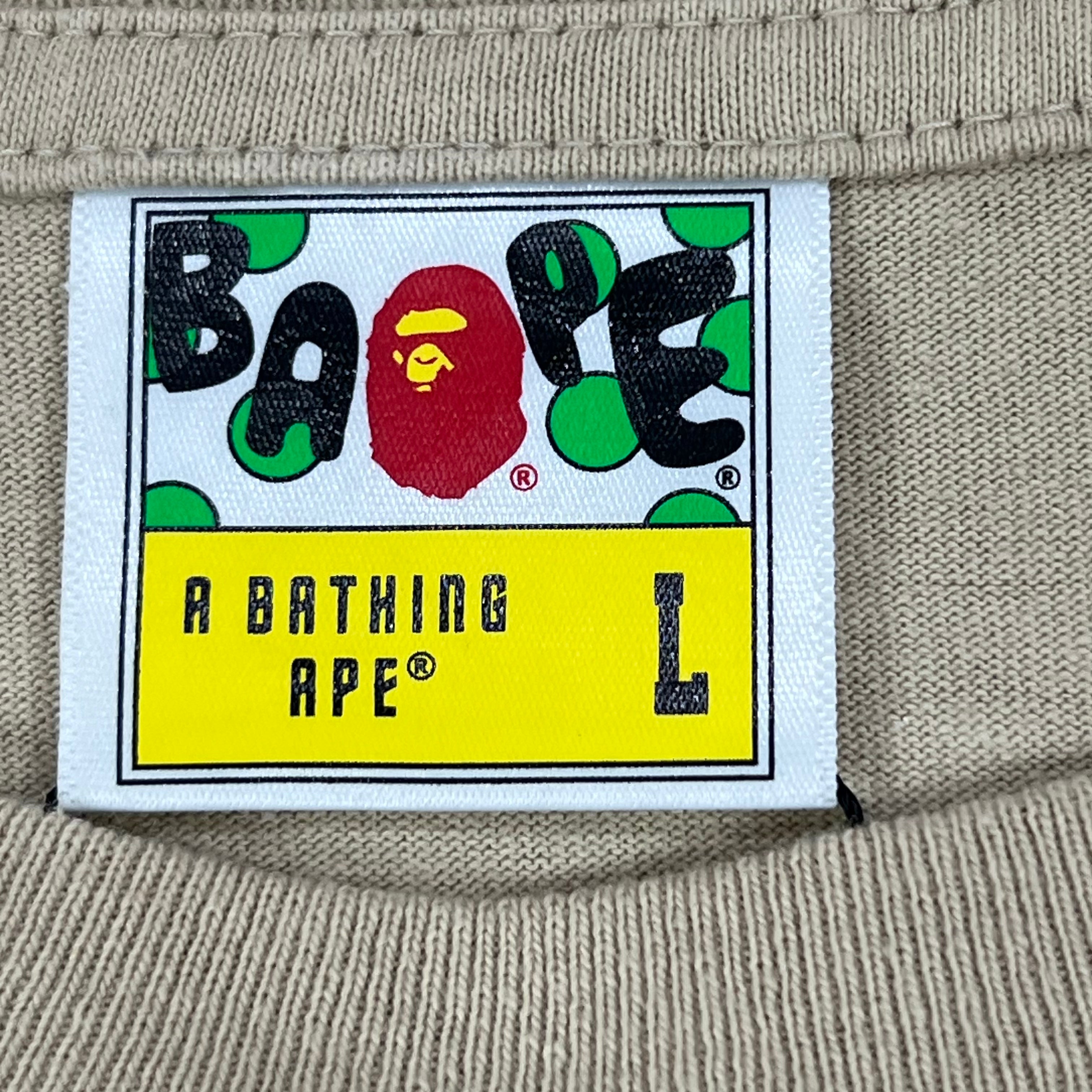 BAPE BEE ONE POINT L/S TEE