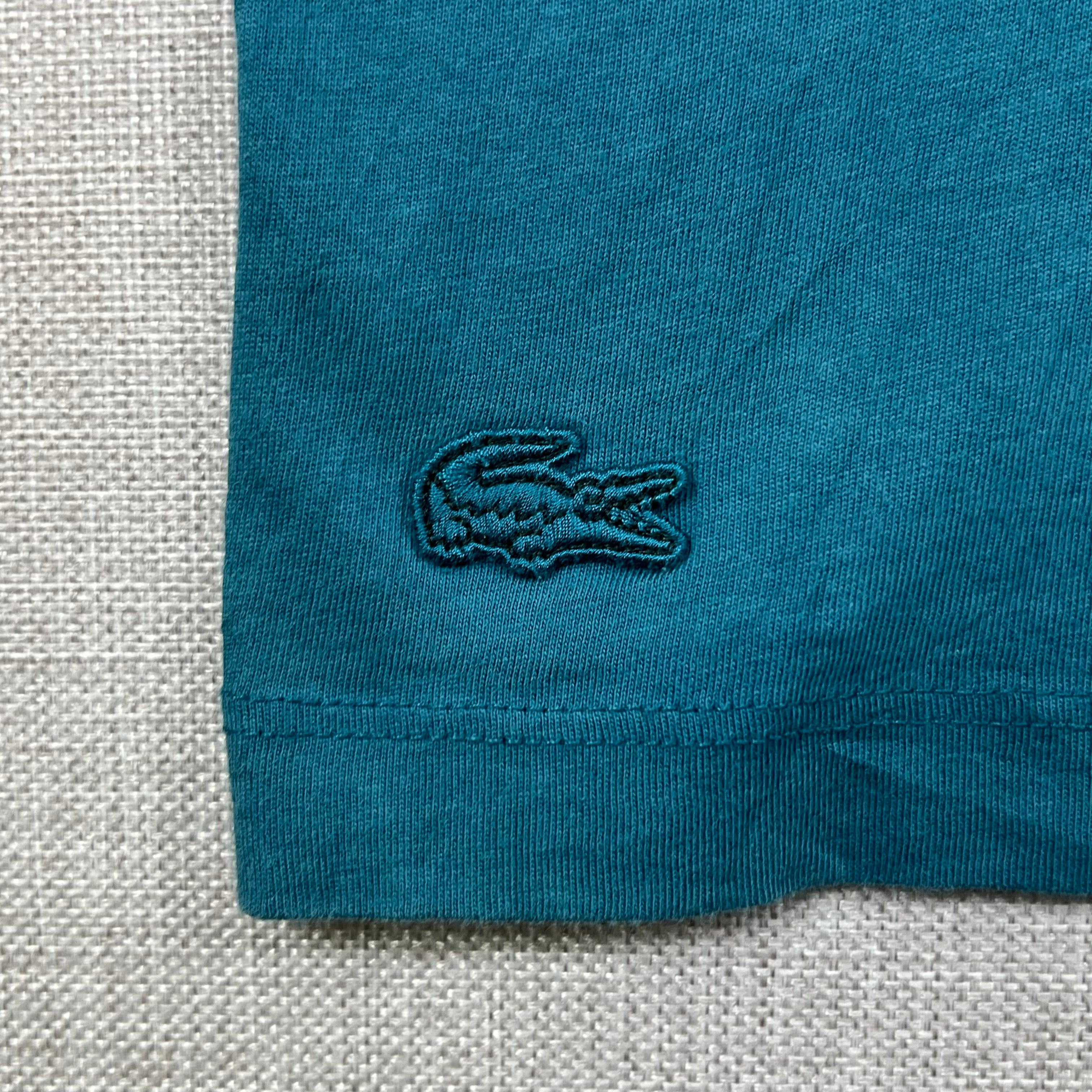 LACOSTE MENS LOGO GRAPHIC TEE