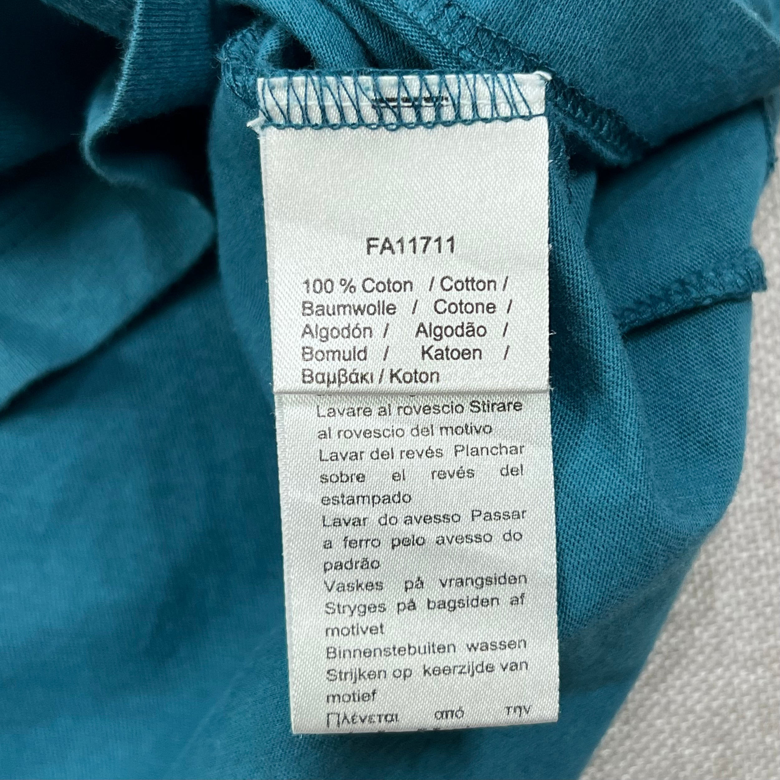 LACOSTE MENS LOGO GRAPHIC TEE