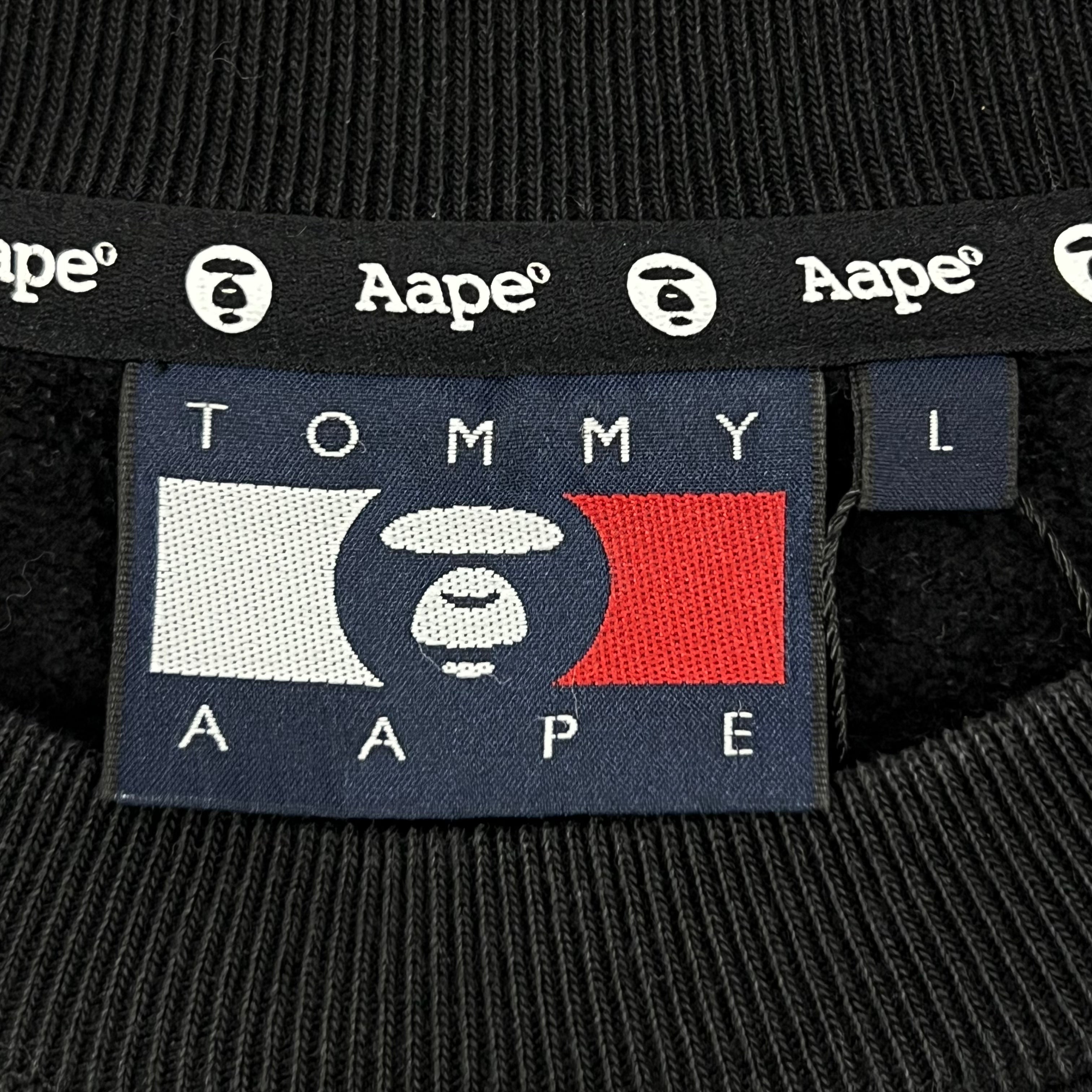 TOMMY JEANS X AAPE CREWNECK SWEATSHIRT