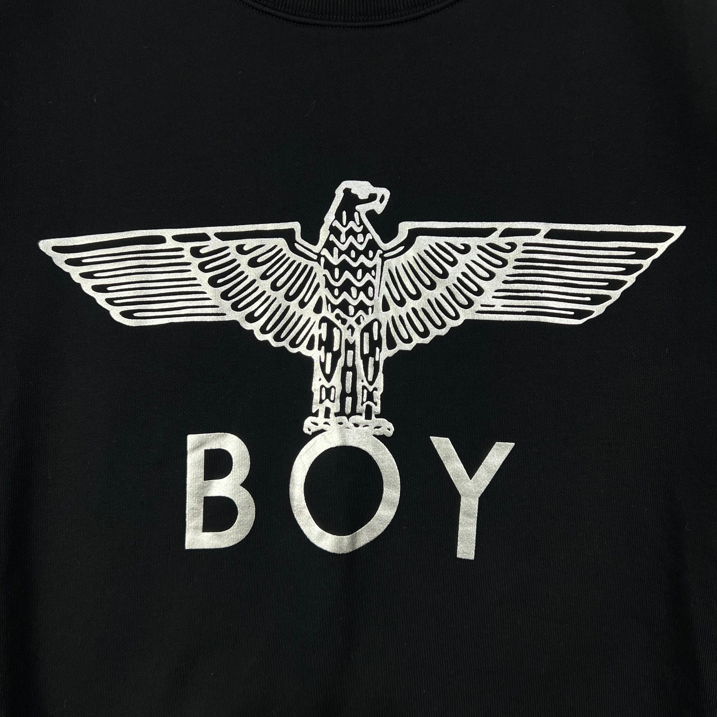 BOY LONDON BLCK/SILVER BOY EAGLE SWEATER