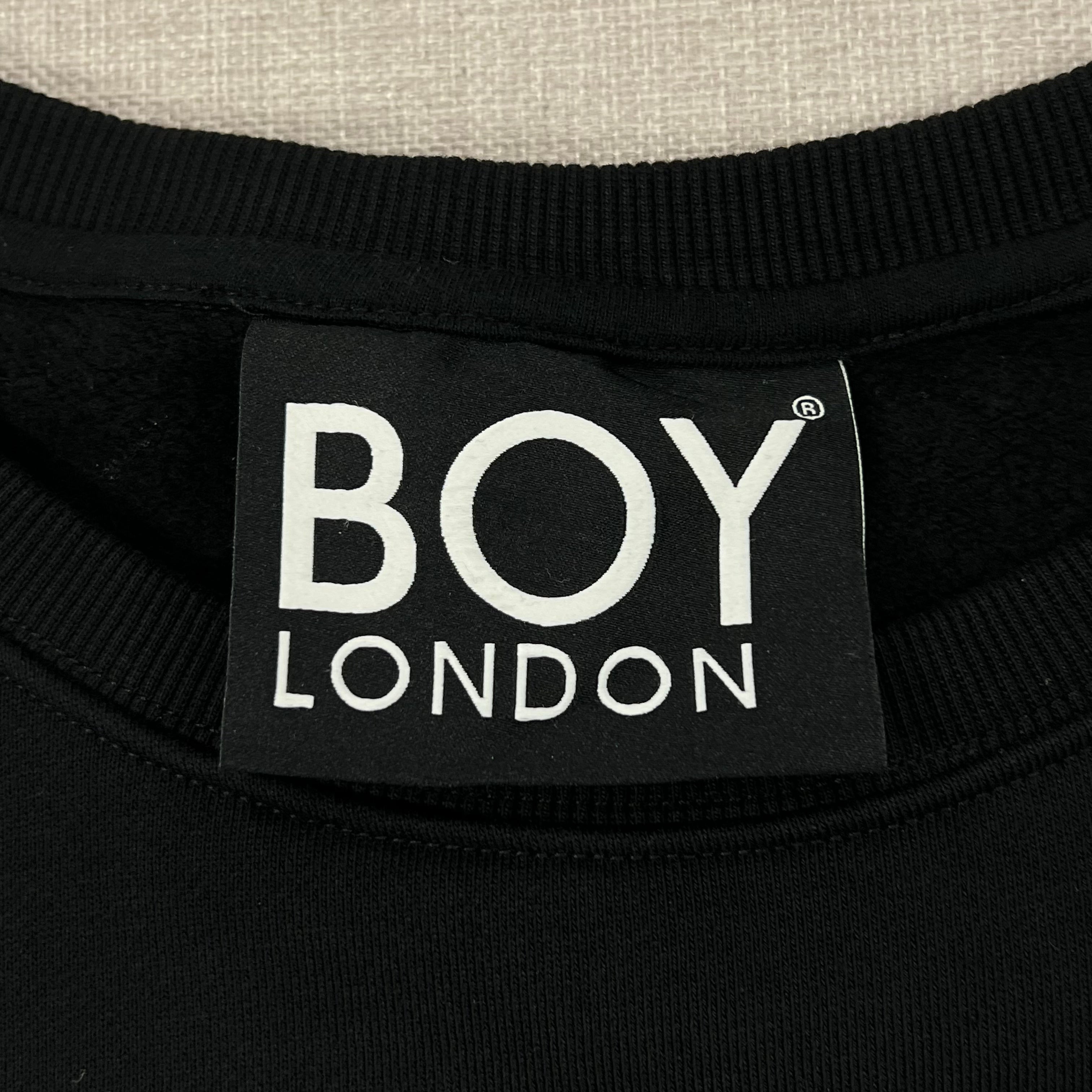 BOY LONDON BLCK/SILVER BOY EAGLE SWEATER
