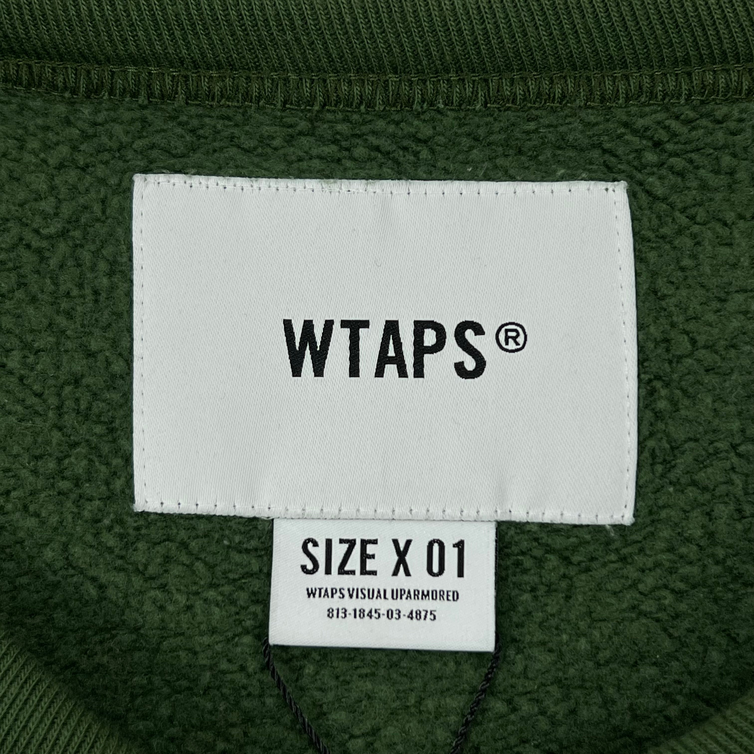 WTAPS LOGO EMBROIDERY PULLOVER SWEATSHIRT