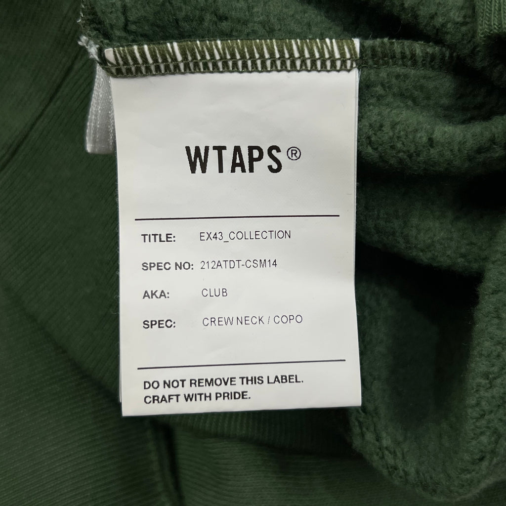 WTAPS LOGO EMBROIDERY PULLOVER SWEATSHIRT