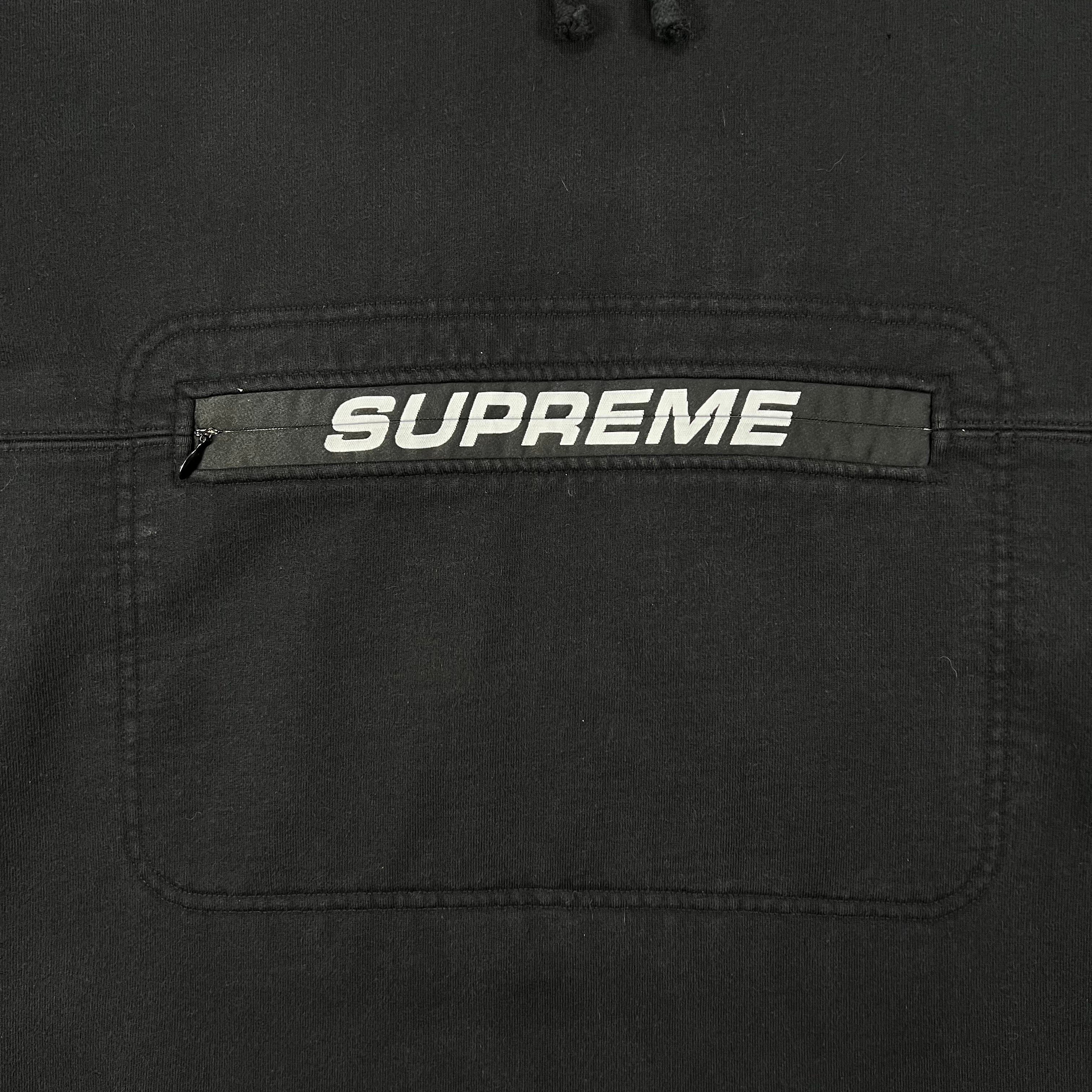 SUPREME ZIP POUCH HOODIE
