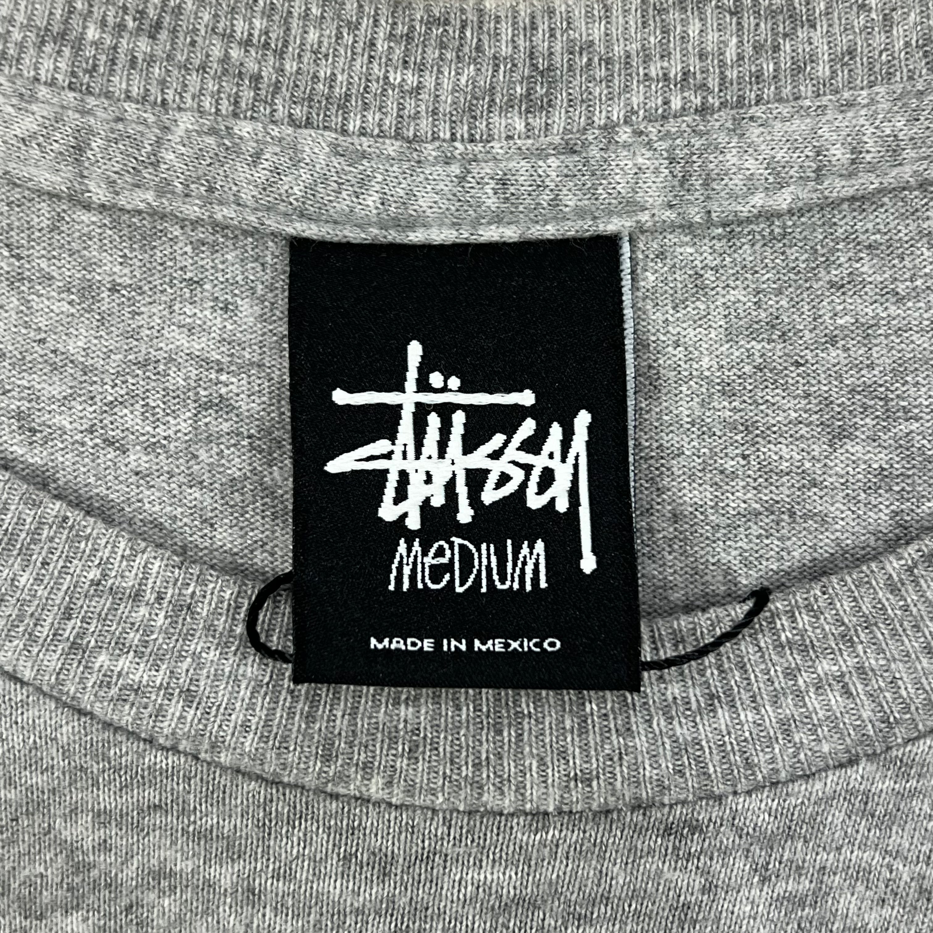 STUSSY HEATHER GREY TEE