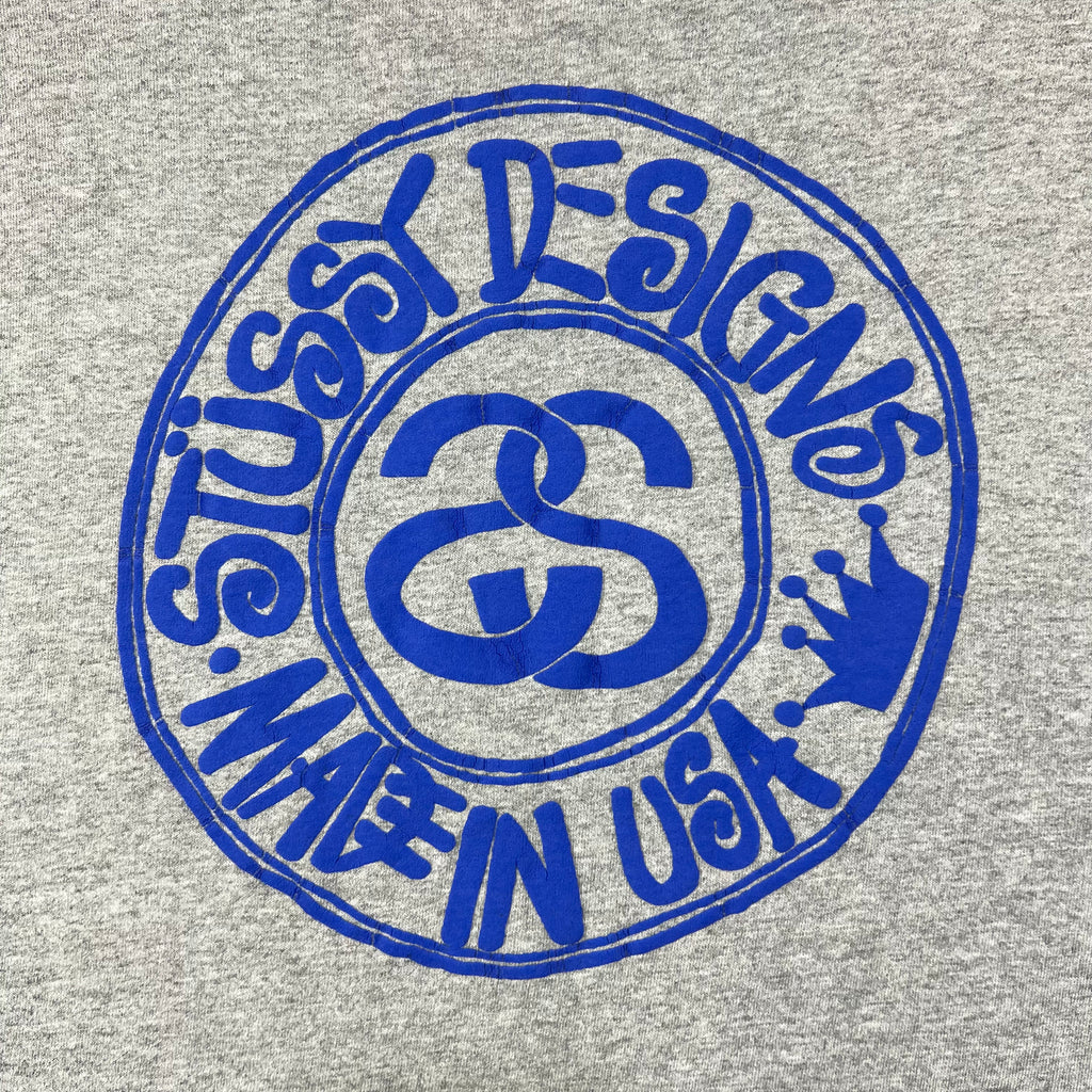 STUSSY HEATHER GREY TEE