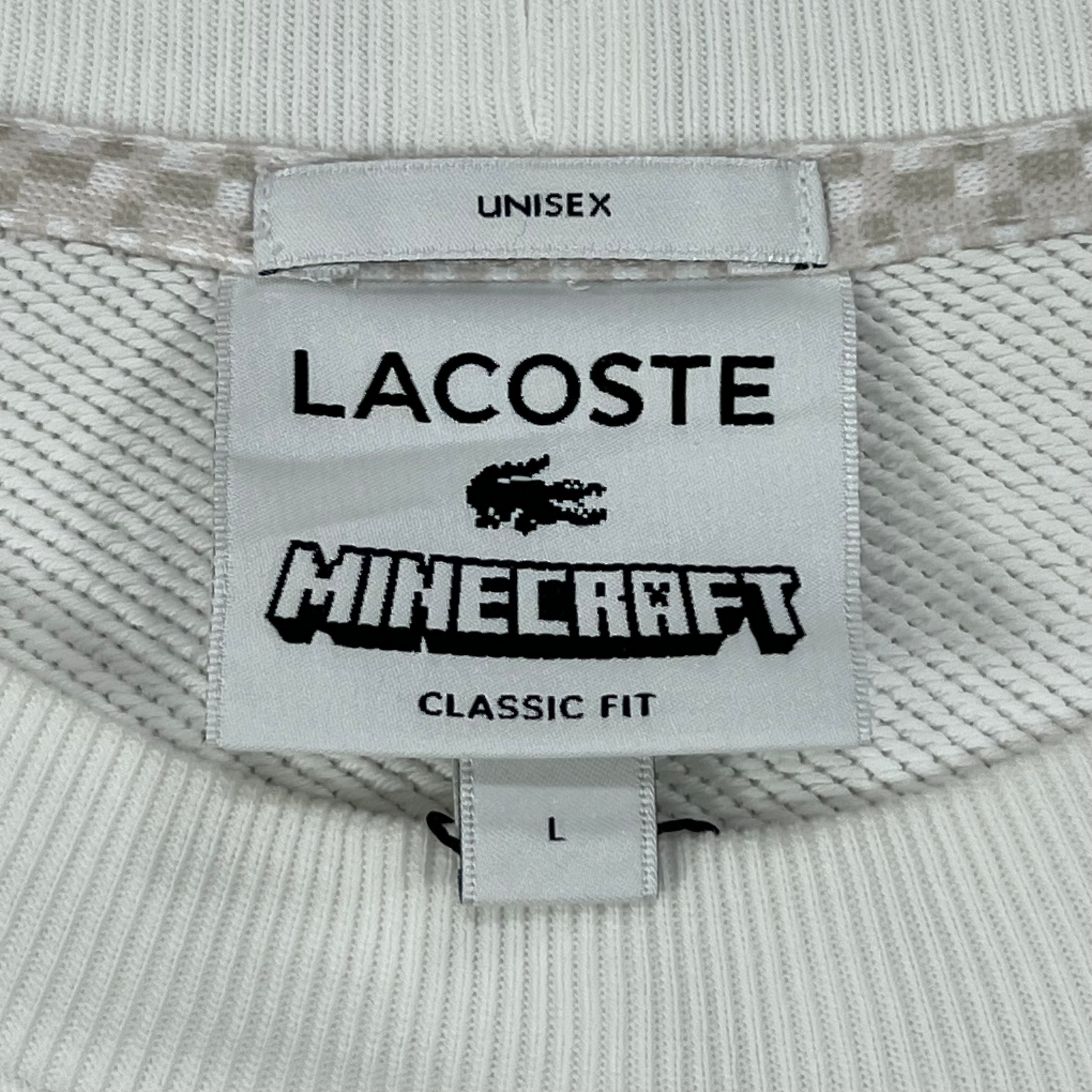 LACOSTE X MINECRAFT ORGANIC FLEECE SWEATSHIRT