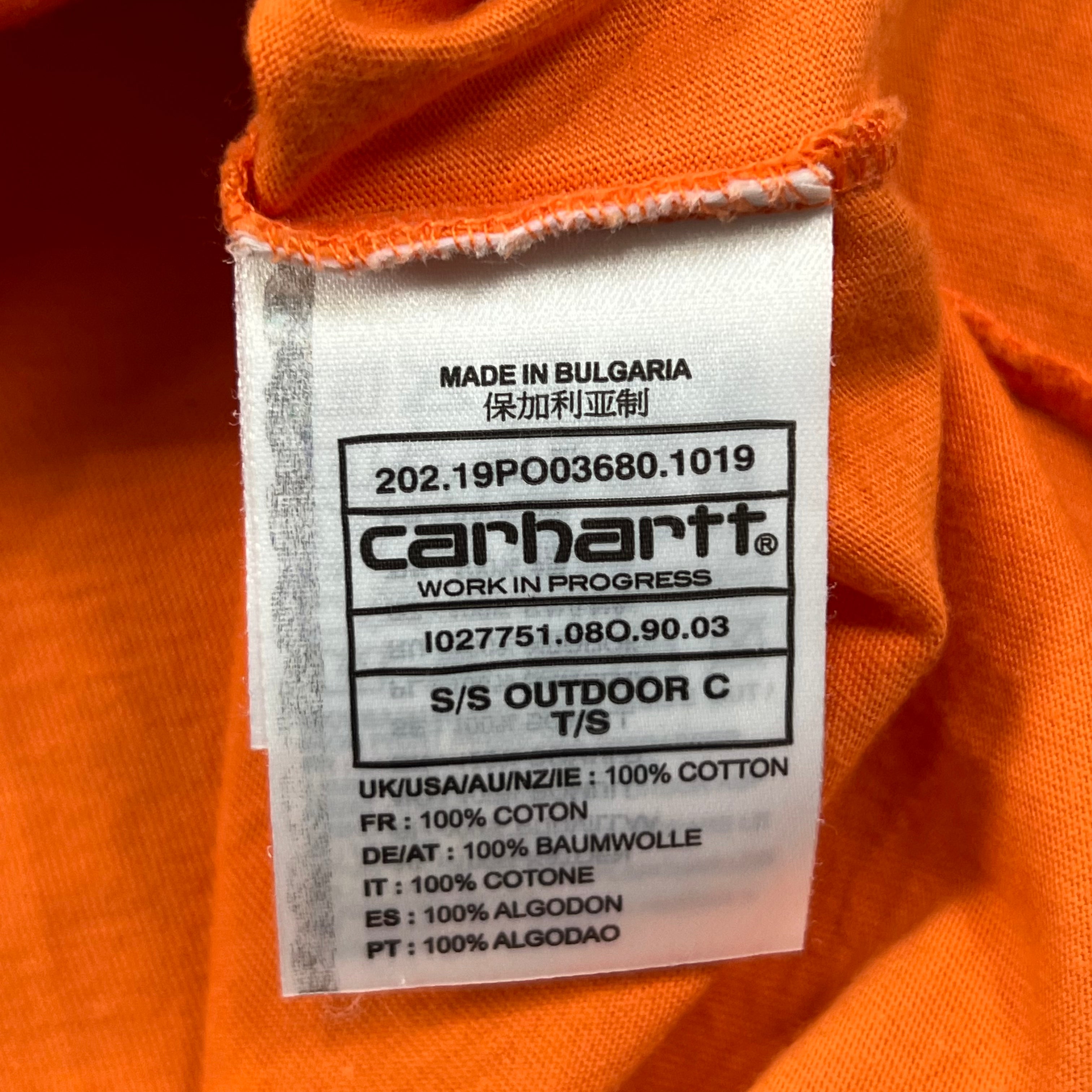 CARHARTT WIP S/S OUTDOOR C TEE