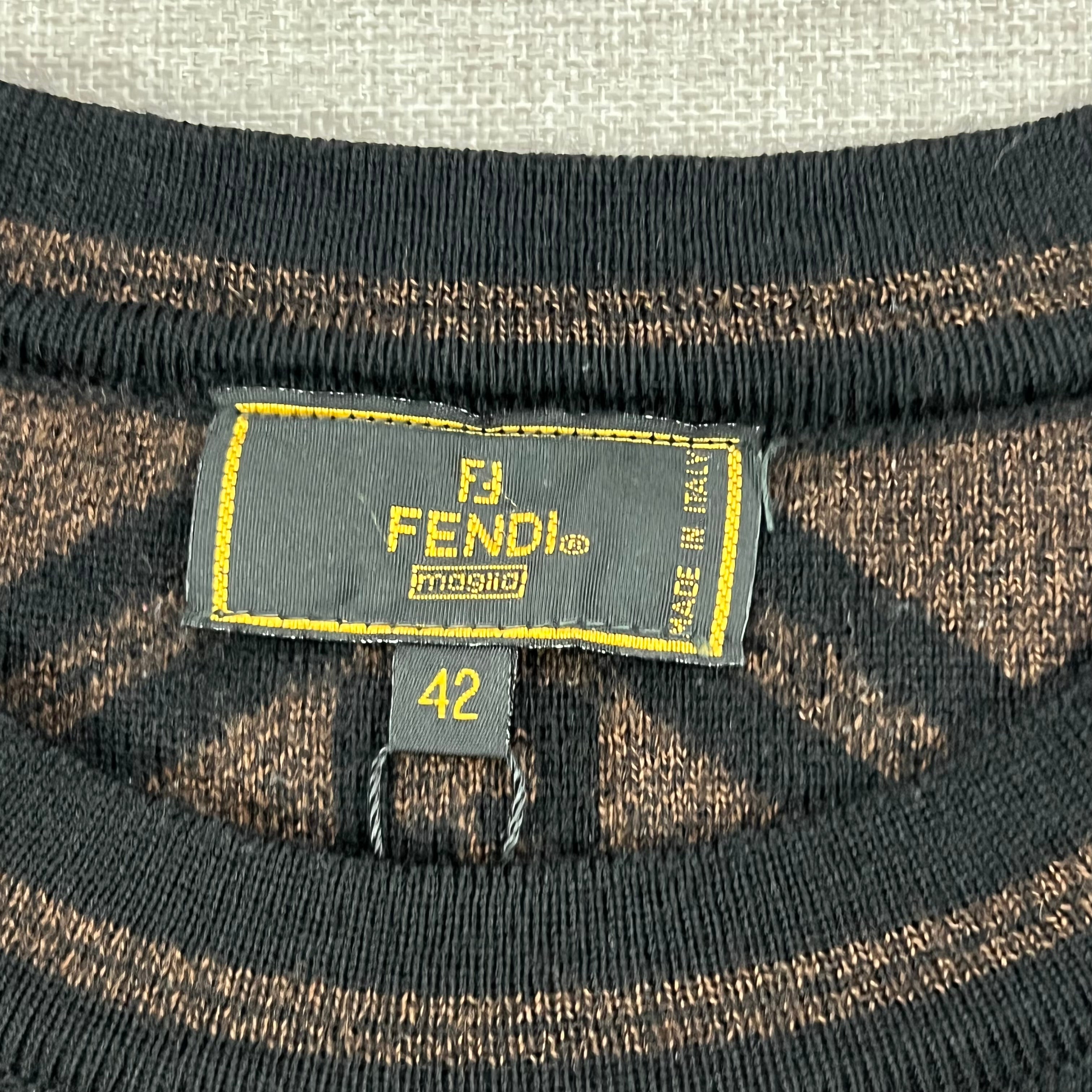 FENDI CREW NECK TOP