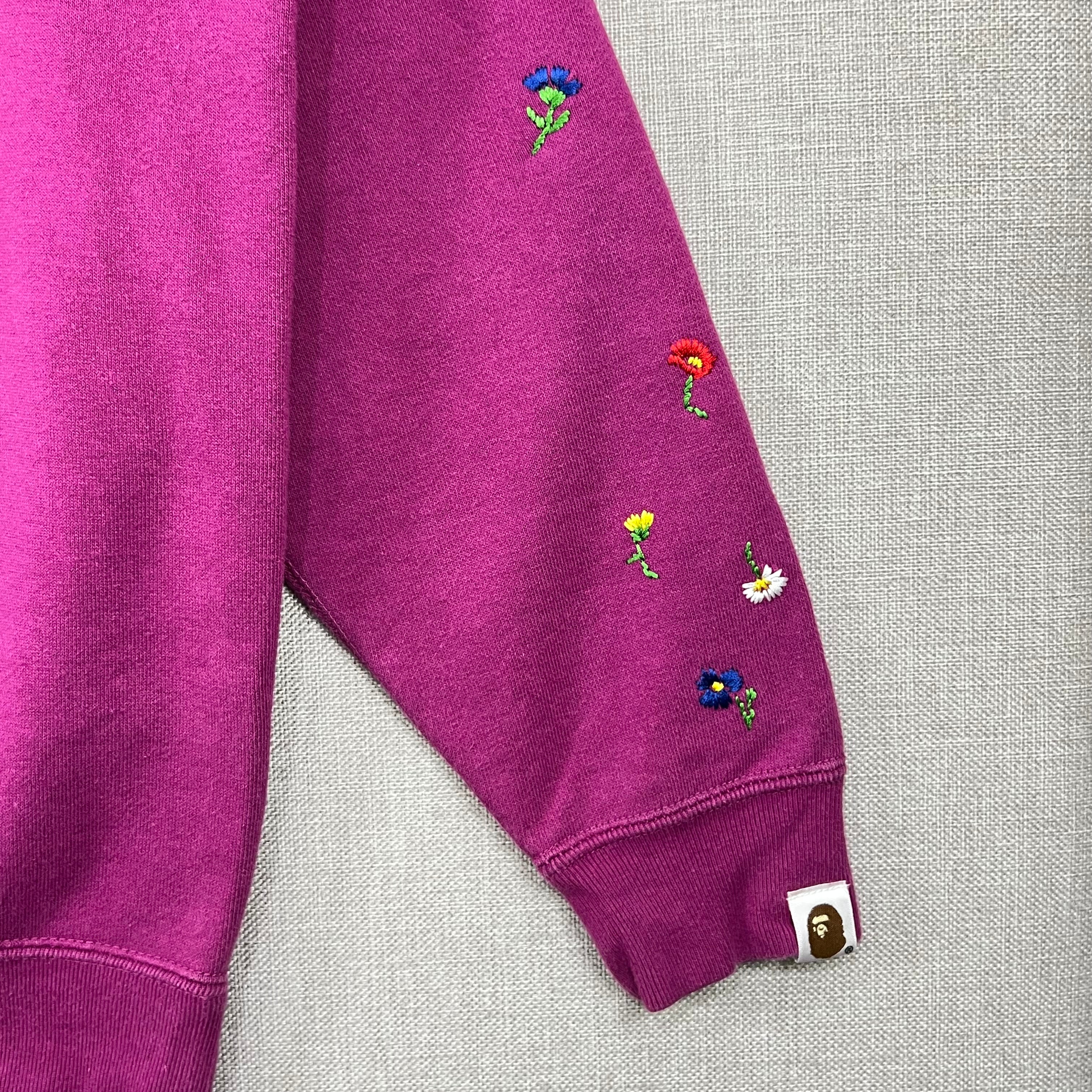 BAPE LADIES OVERSIZED CREW NECK SWEATER