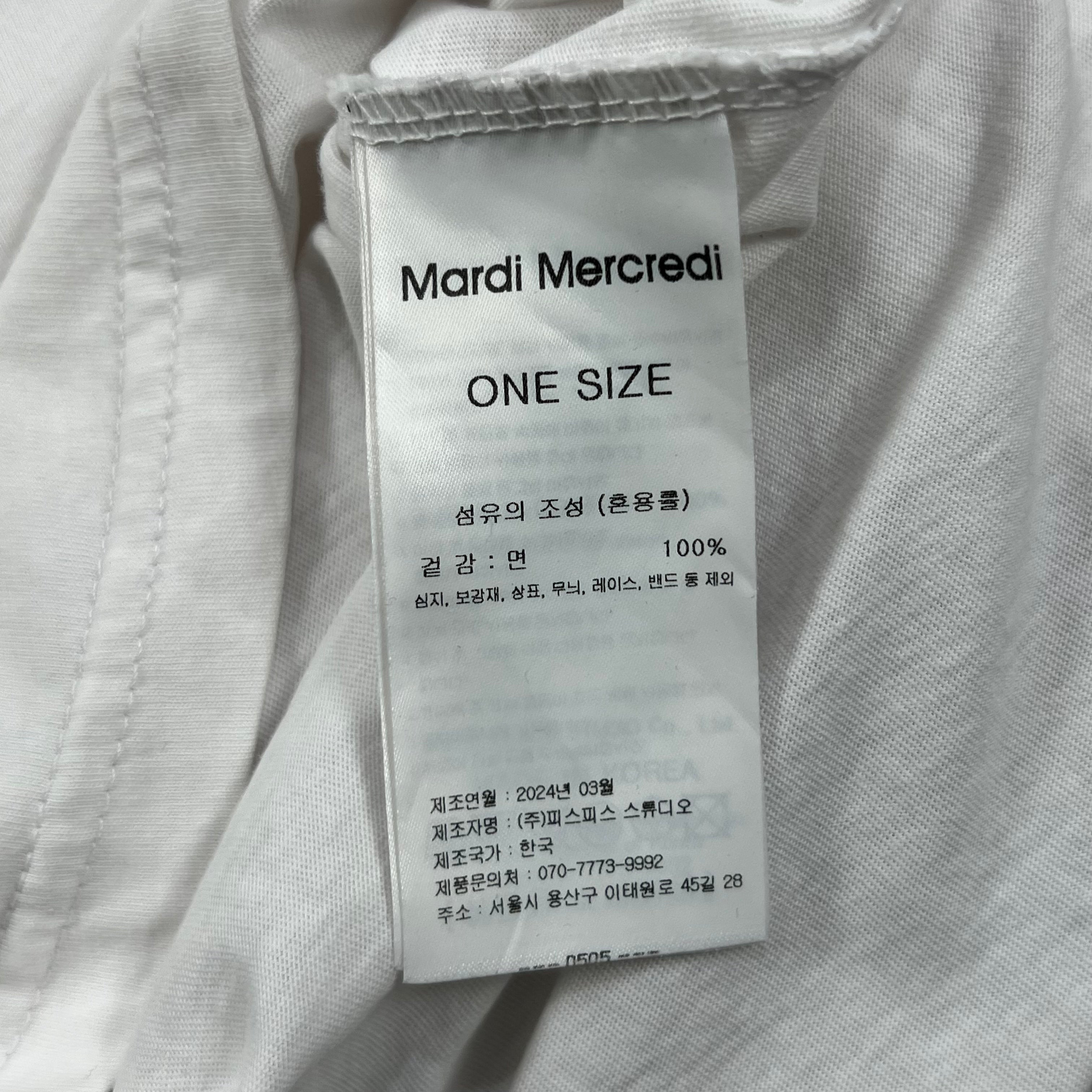 MARDI MERCREDI SATIN SPADE TEE