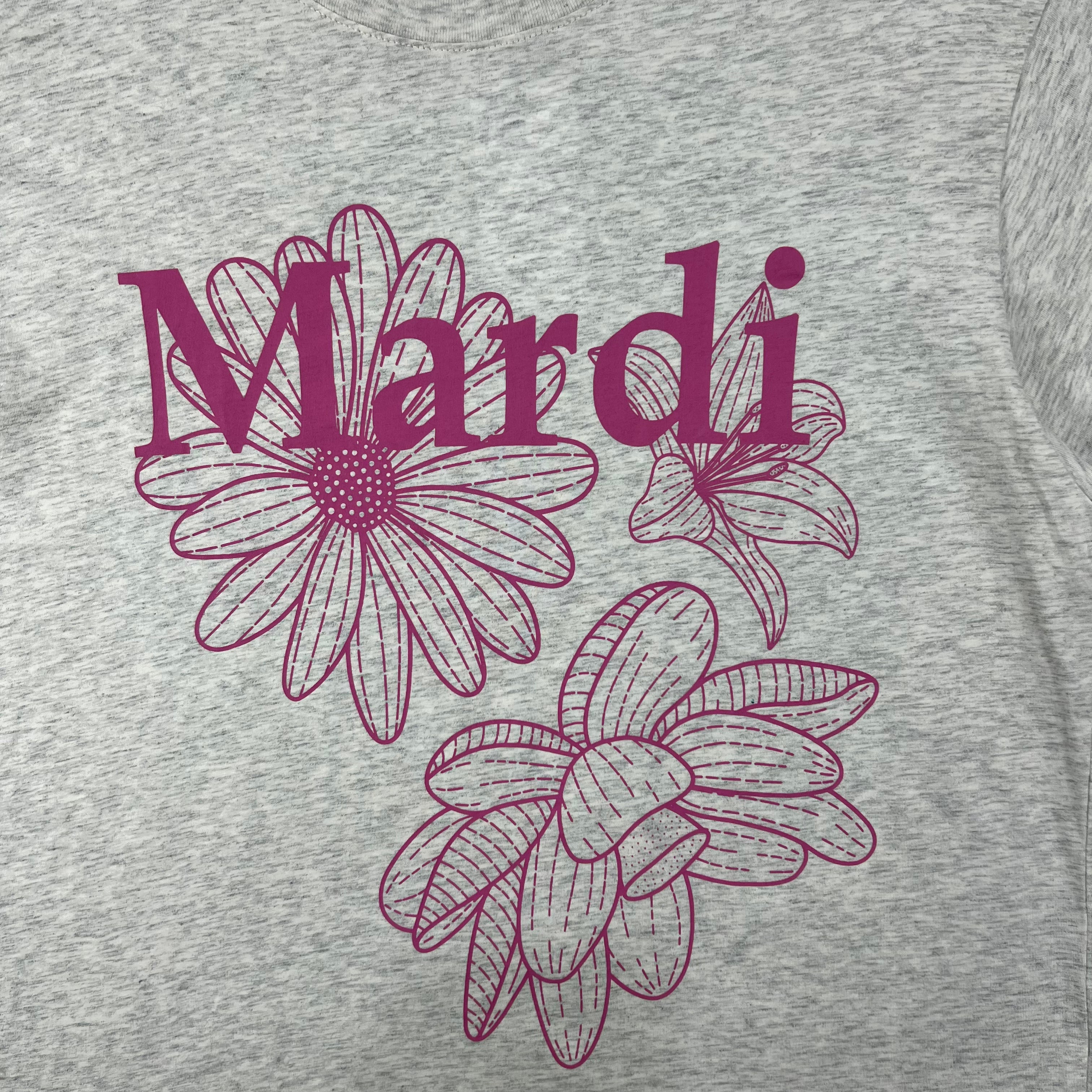 MARDI MERCREDI TRIPLE FLOWER TEE