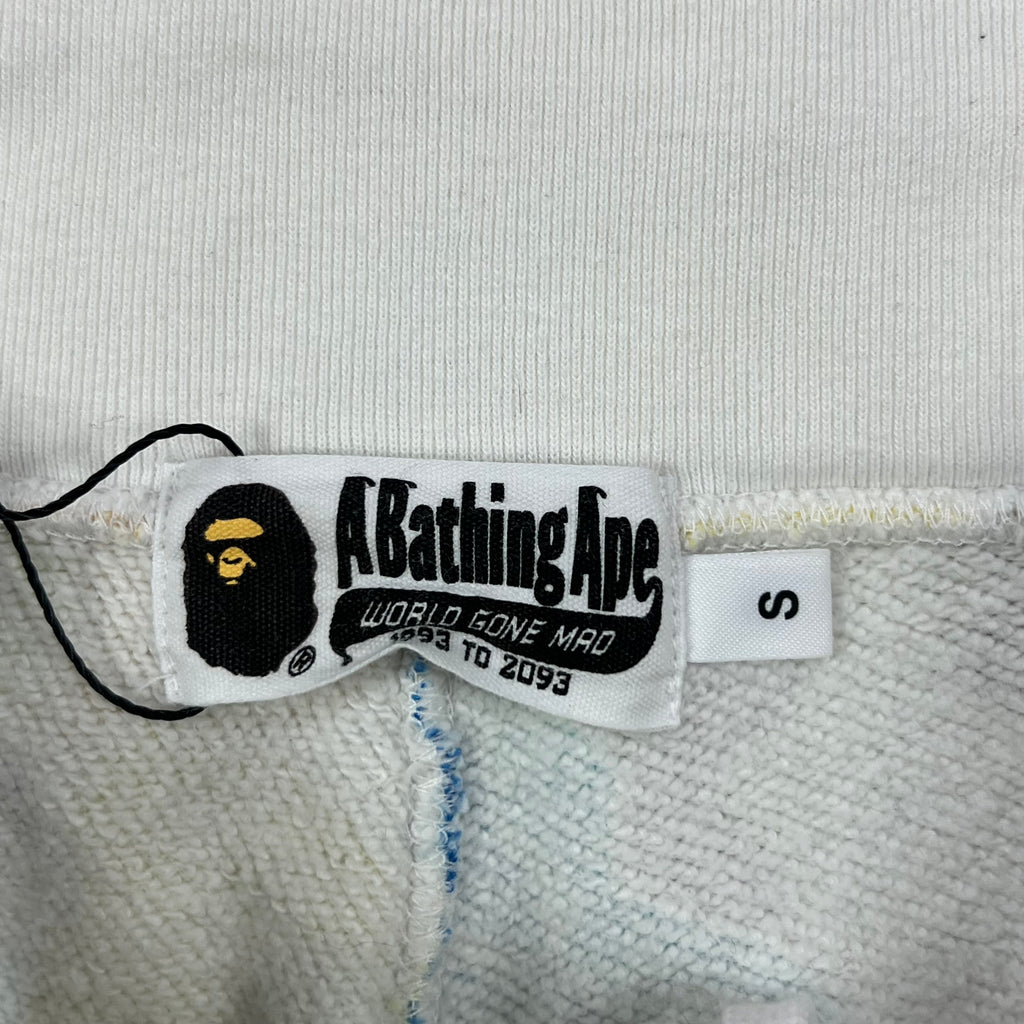 BAPE MULTI CAMO SHARK SWEAT SHORTS