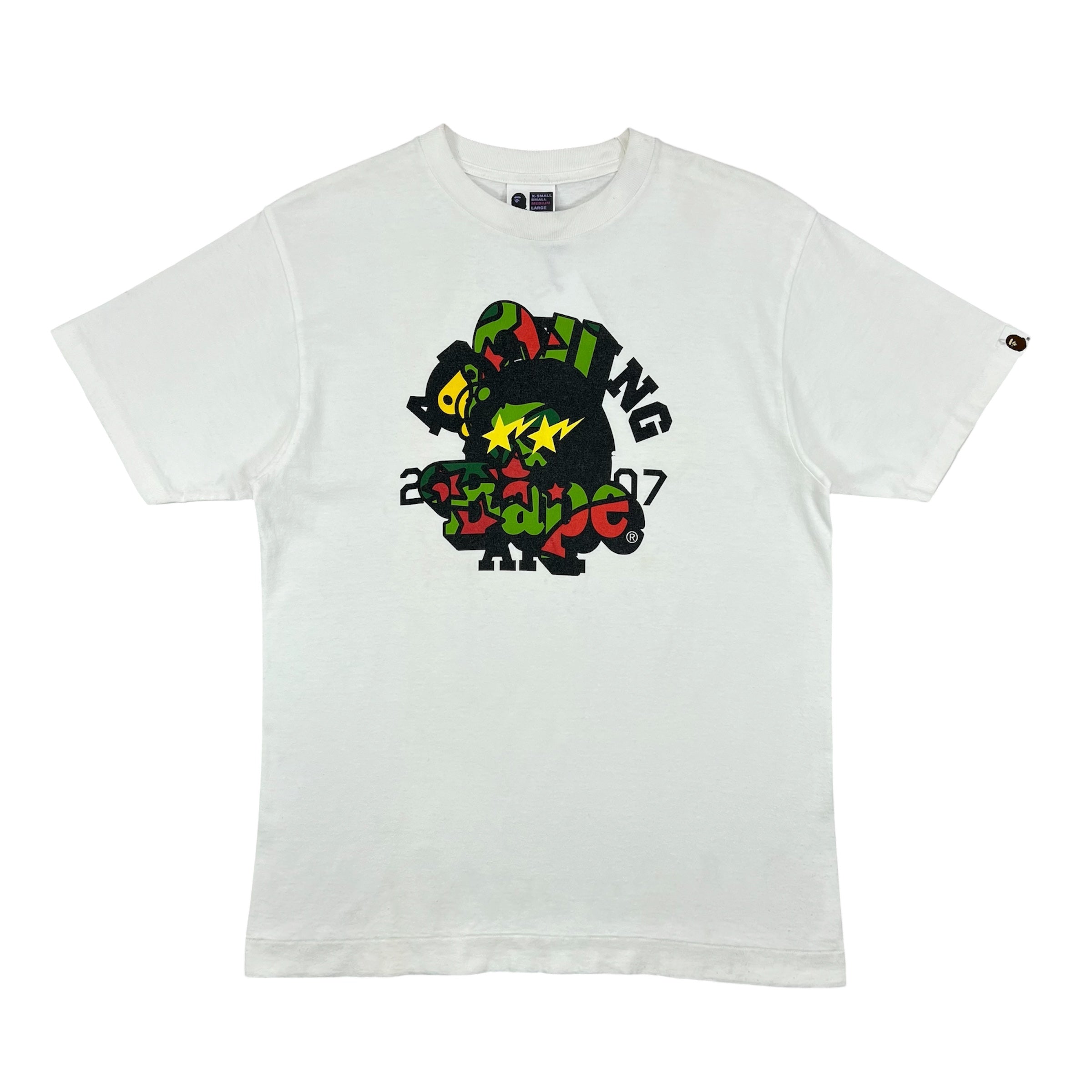 BAPE 2007 CALENDAR TEE PSYCH CAMO