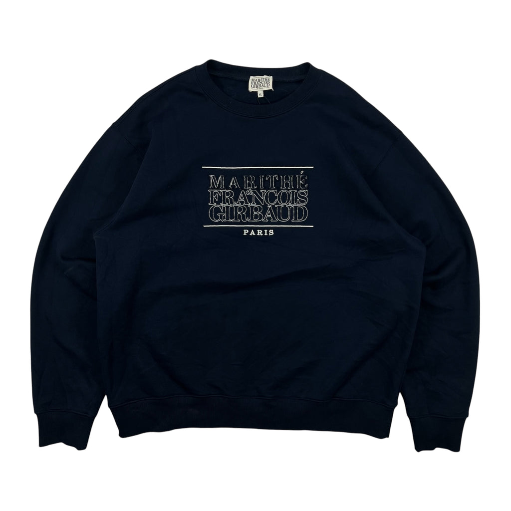MARITHE FRANCOIS GIRBAUD  "STITCH CLASSIC LOGO" SWEATSHIRT