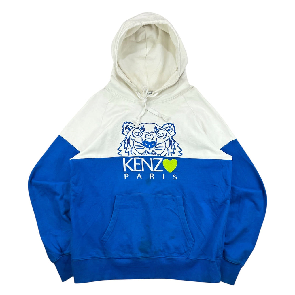 KENZO WHITE & BLUE WITH ROARING TIGER LOGO